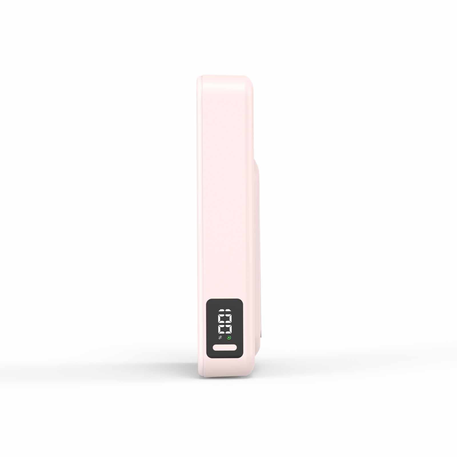 MAZER Ccc Certified Magnetic 15w 10000mah/pd30w With Istand Power Bank-pink M-MAGAIR20-PK-image 9