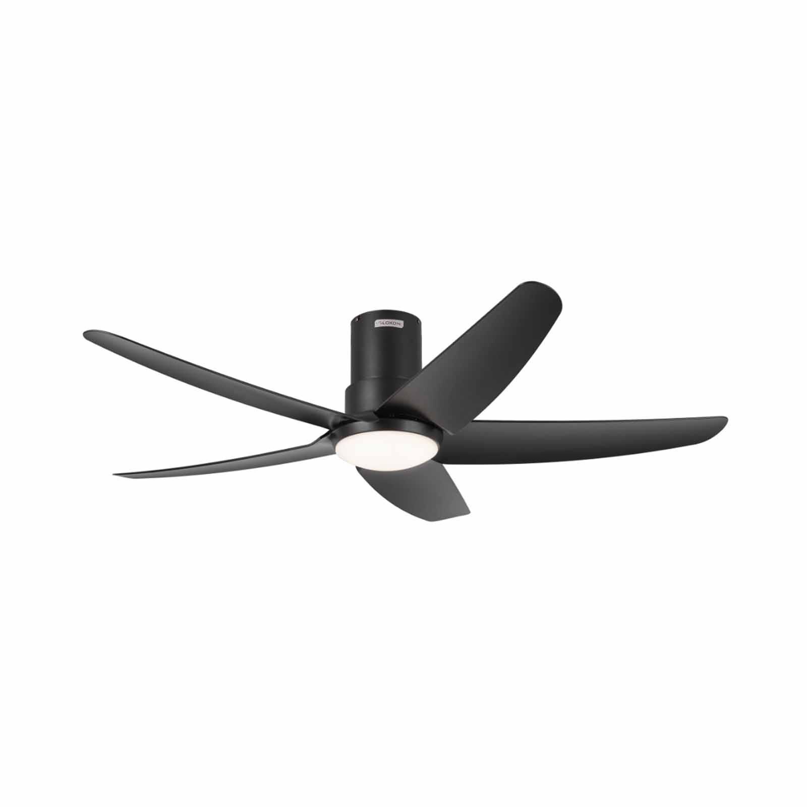 GLOXON 52 In Ceiling Fan With Light - Black CF5202 LR BLACK