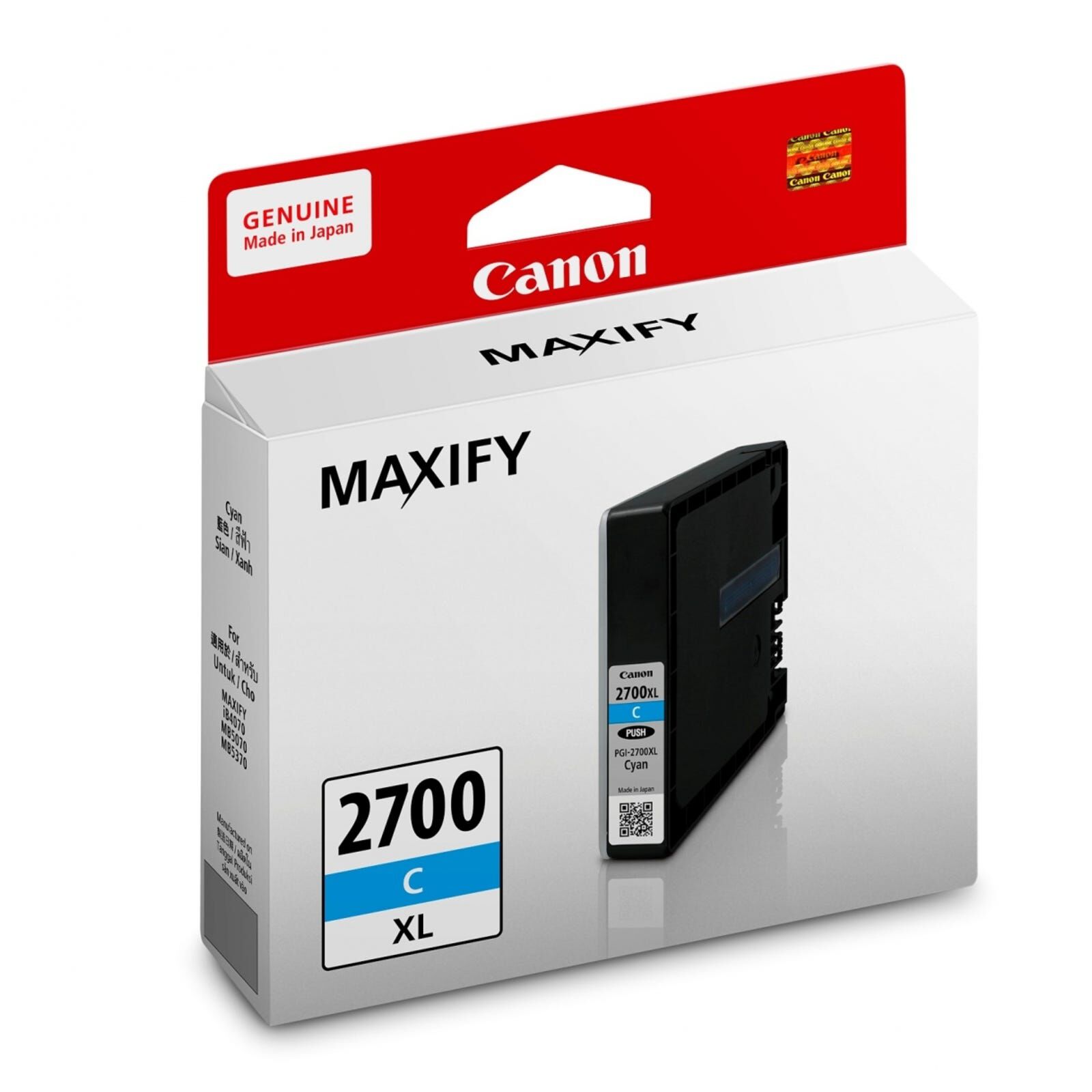 CANON Ink Cartridge Xl Cyan PGI-2700C XL-image null