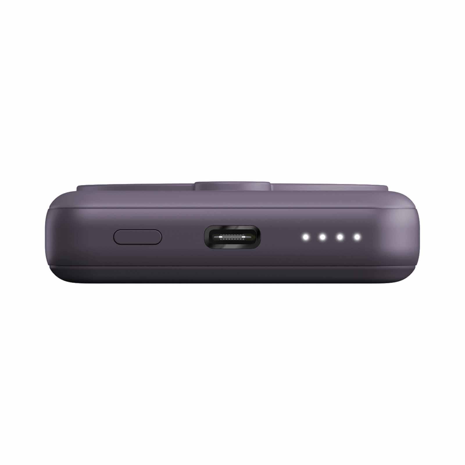 ENERGEA Magpac Mini 10000mah Ultra Slim Magsafe Compatible Powerbank With Built-in Video Stand - Purple MP-MINI-PUR-image 5