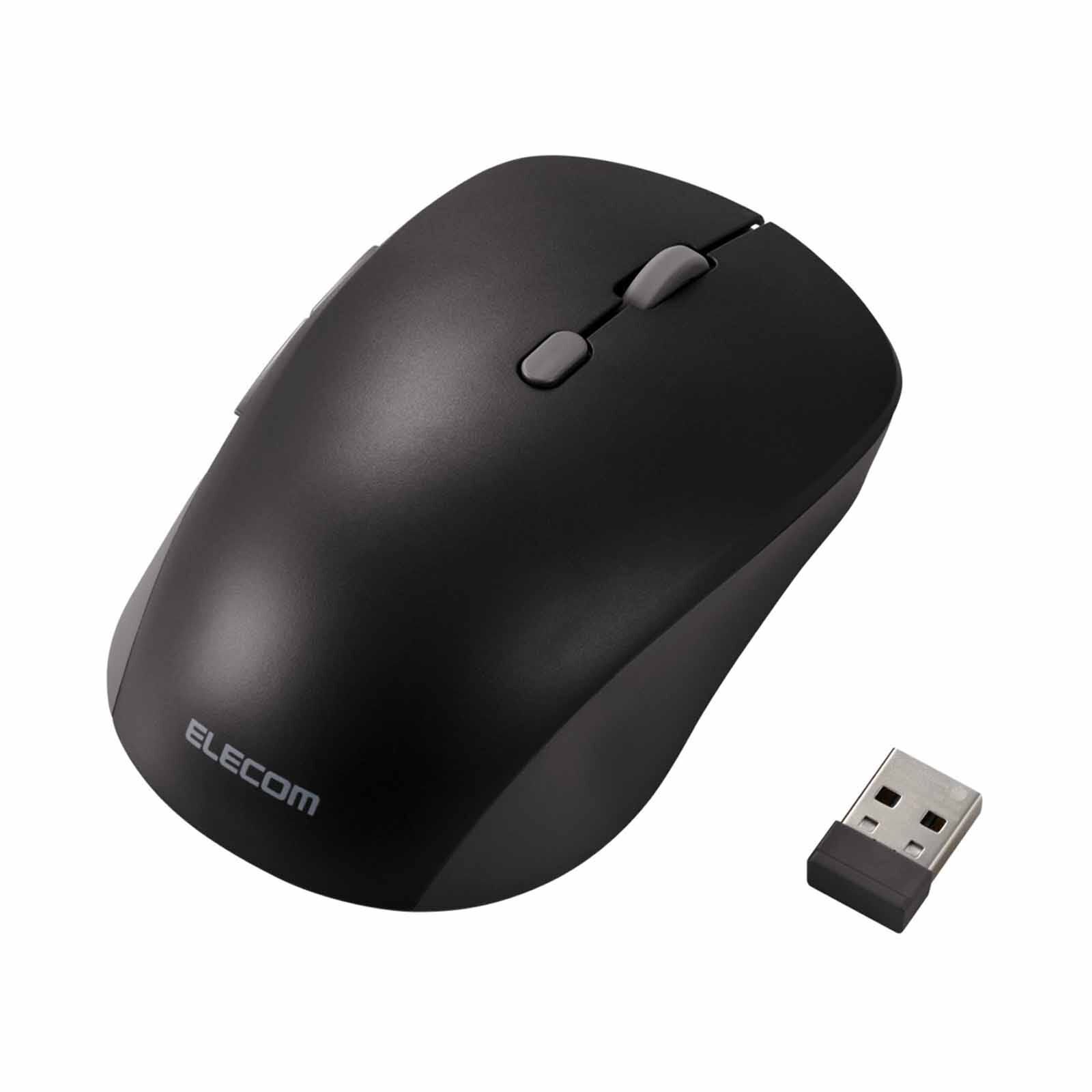 ELECOM 6 Btn Dual Mode Silent Mouse - Black M-MY30MBSBK-G-image 6