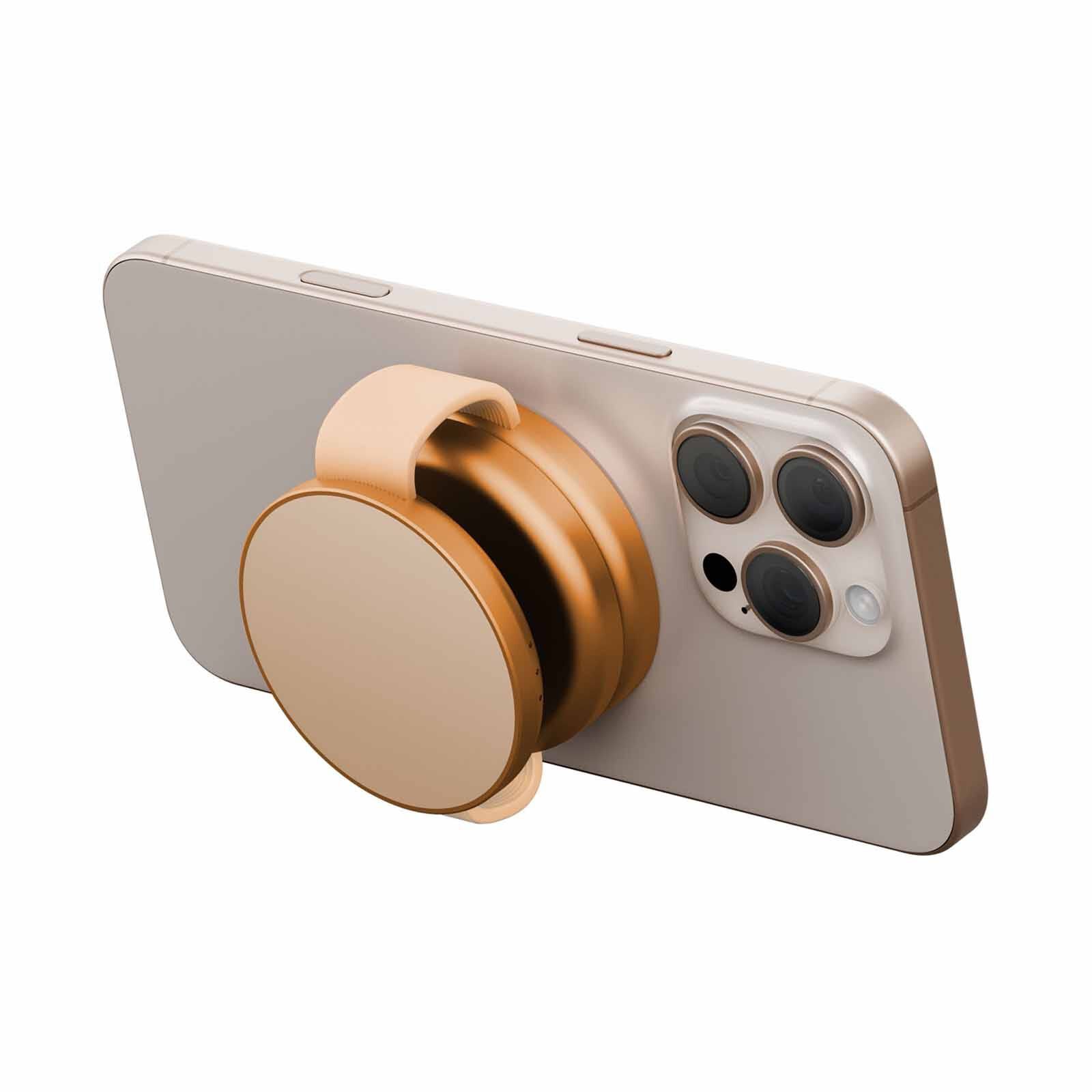 ENERGEA Alumag Trio, 3in1 Foldable Qi2 Aluminium Wireless Charger 15w - Gold AM-TRIO-GLD-image 4