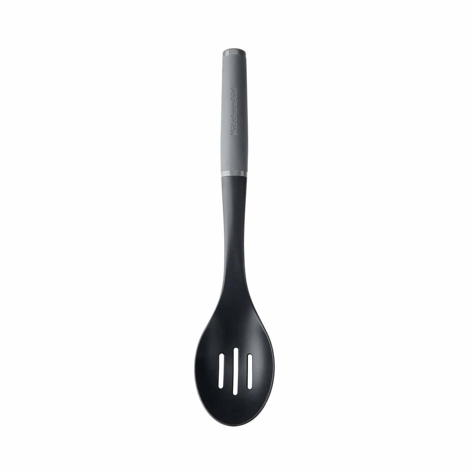 KITCHENAID Slotted Spoon - Charcoal Grey KAKT116064-image 1