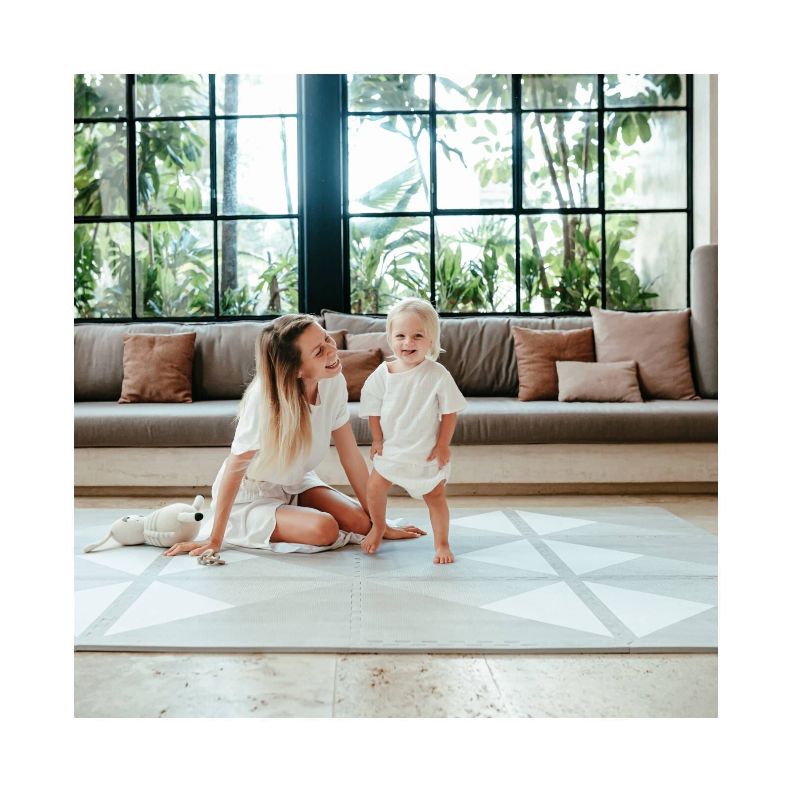 TODDLEKIND Toddlekind Prettier Puzzle Playmat - Kyte - Soft Storm PRETTIER PUZZLE-image 4