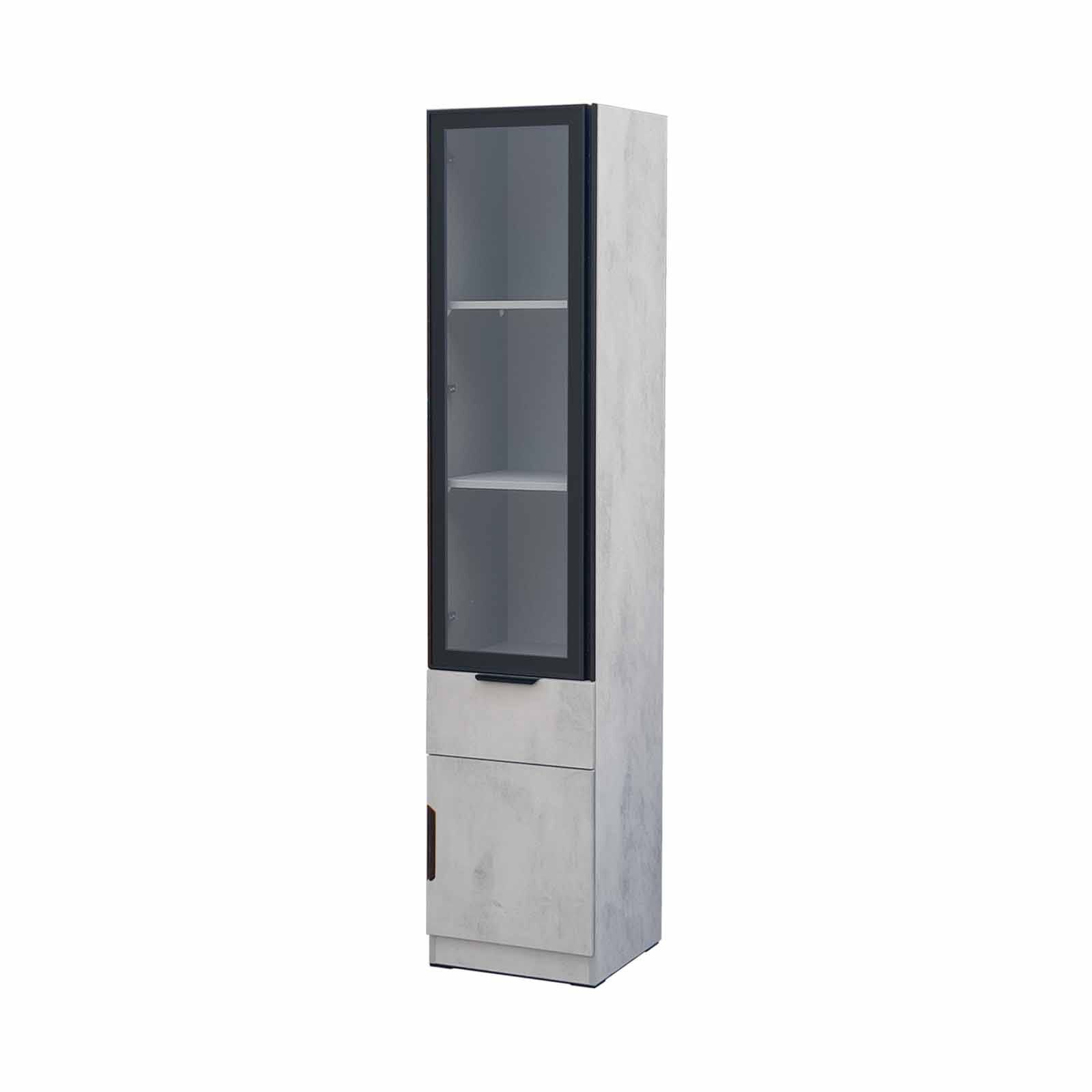 SMARTBOX Book Cabinet (solid Plywood) ASHFORD GREY-image null