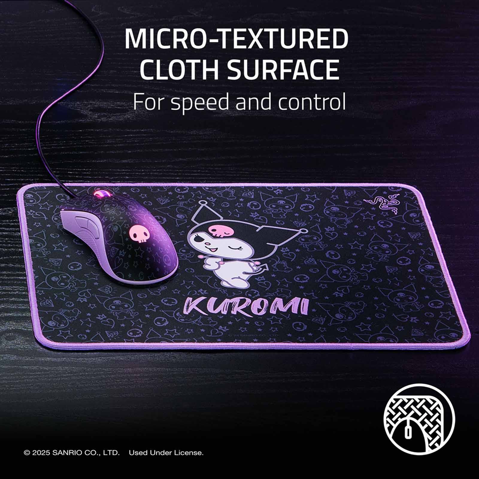 RAZER Deathadder Essential And Goliathus Mouse Mat Bundle - Kuromi Edition - Frml Packaging RZ83-03850400-B3M1-image 6