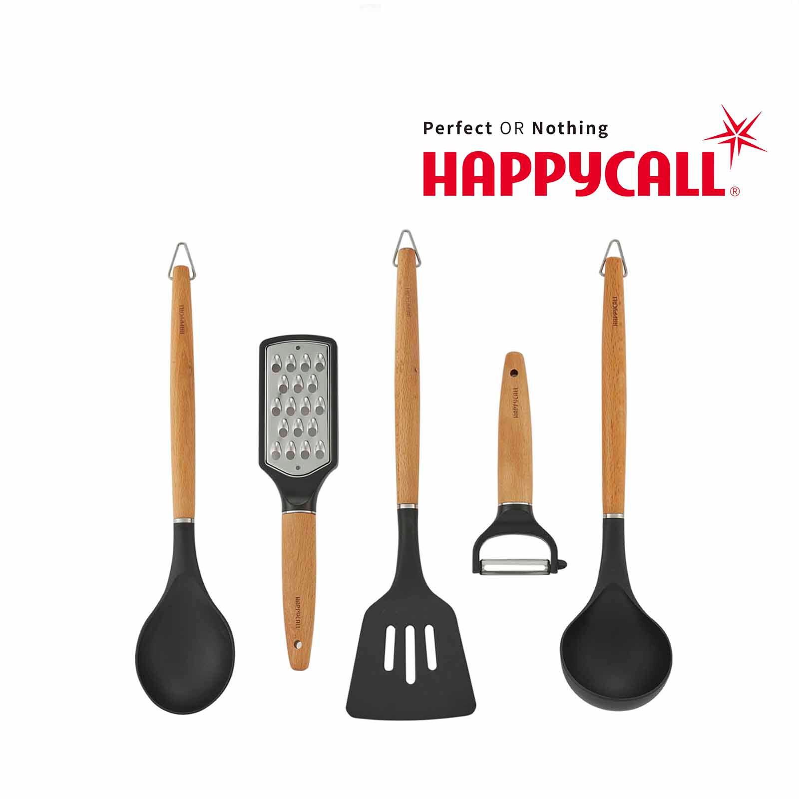 HAPPYCALL Forest Wood 5-pc Cooking Tools Set 4900-0077-image null