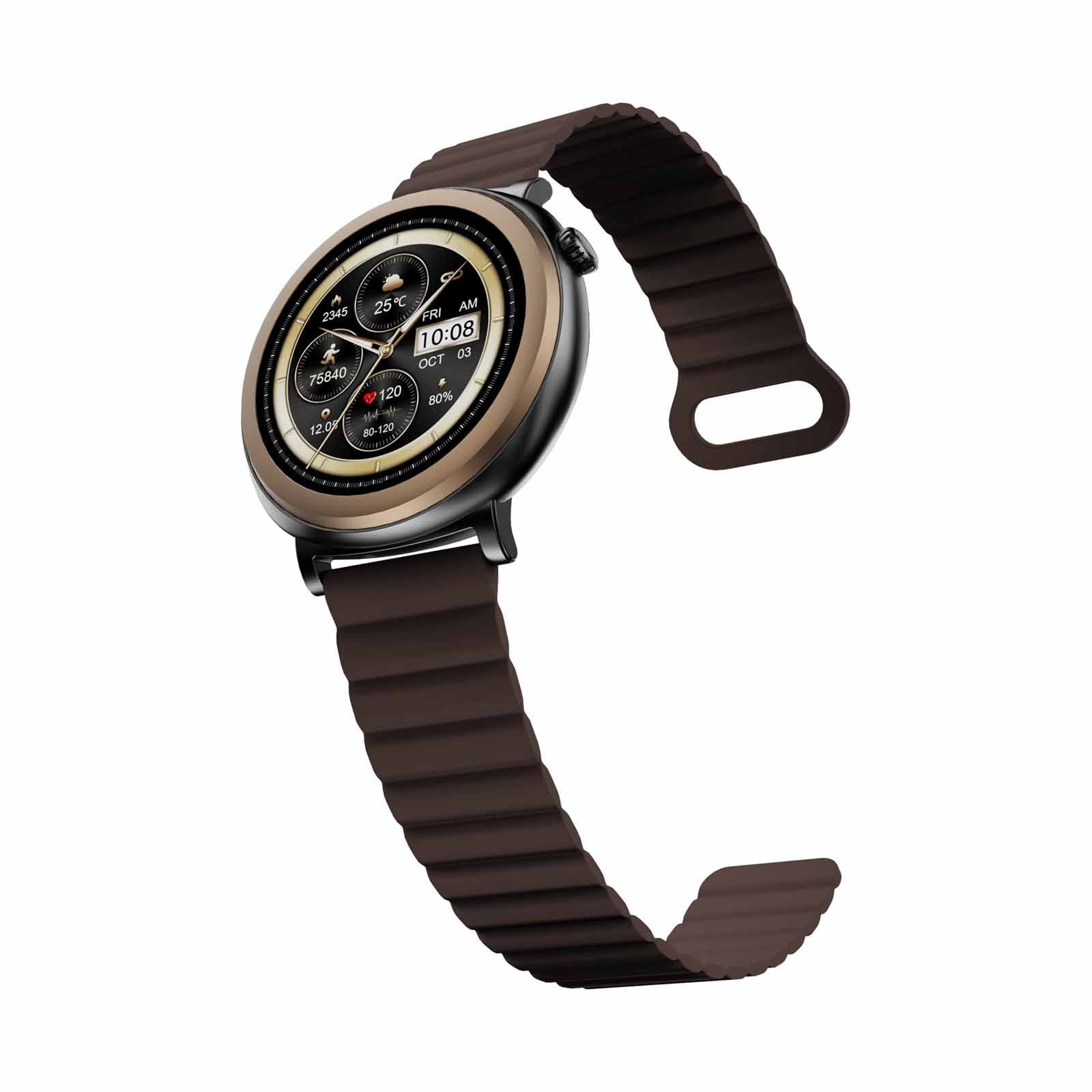 HIFUTURE Aurora - Brown Bluetooth Smartwatch With Heart Rate Function HSSW11BN-image 4