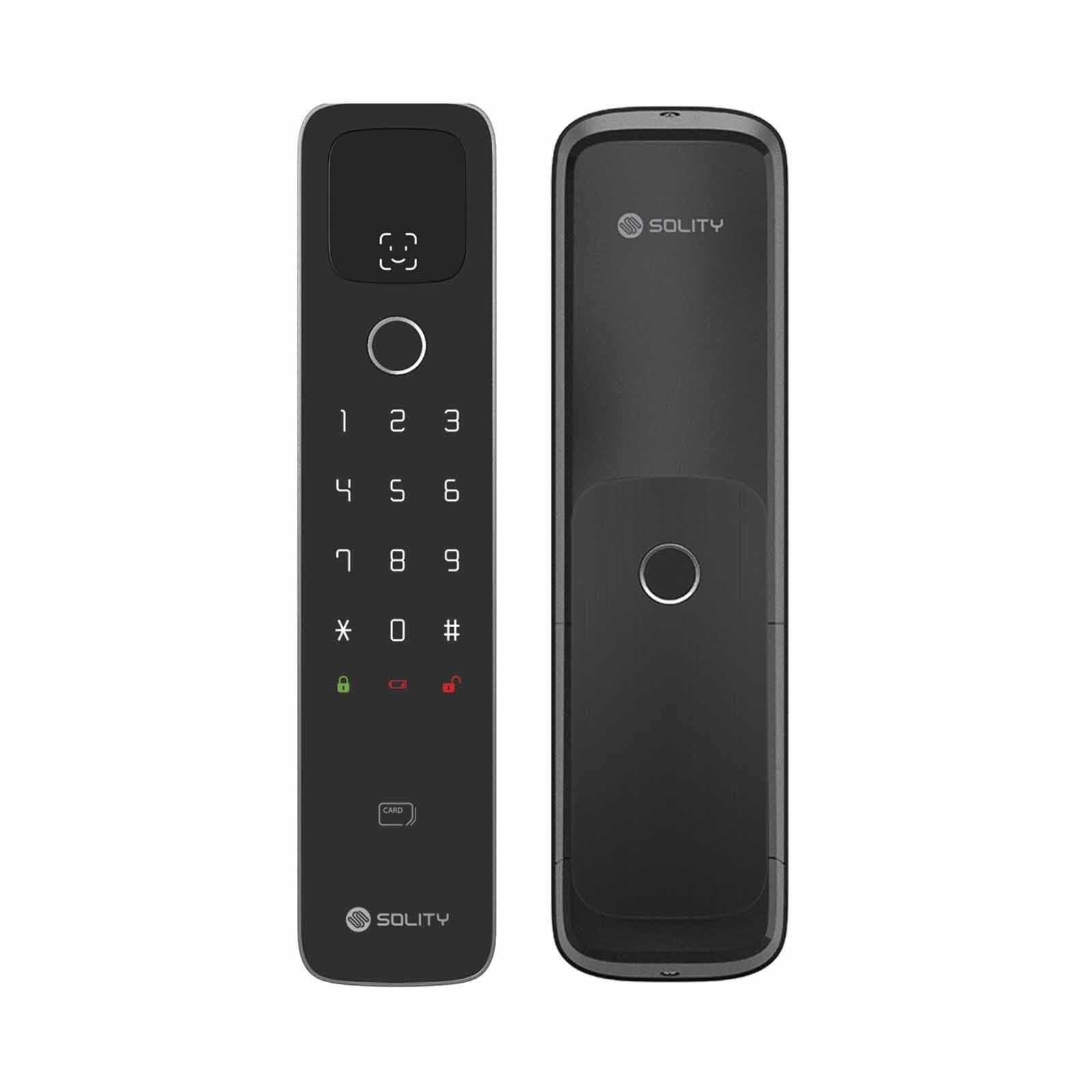 SOLITY Facial Recognition Push Pull Gate Lock G1-image 1