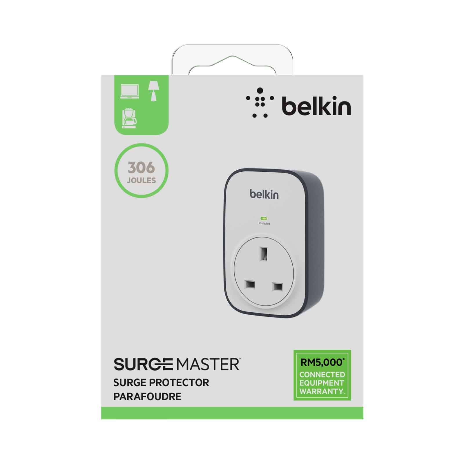 BELKIN Surgecube 1 Outlet Surge Protector BSV102AF-image 2