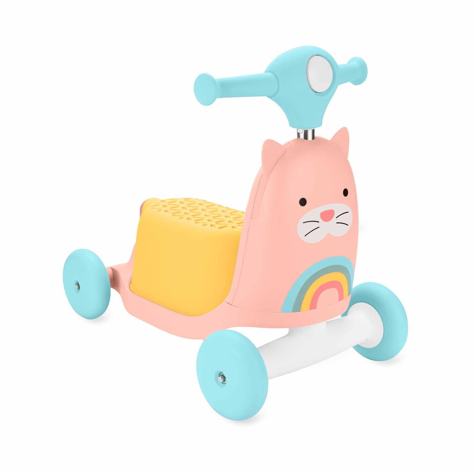SKIP HOP Zoo Ride On 3 In 1 Scooter - Cat SH9R186310-image 1