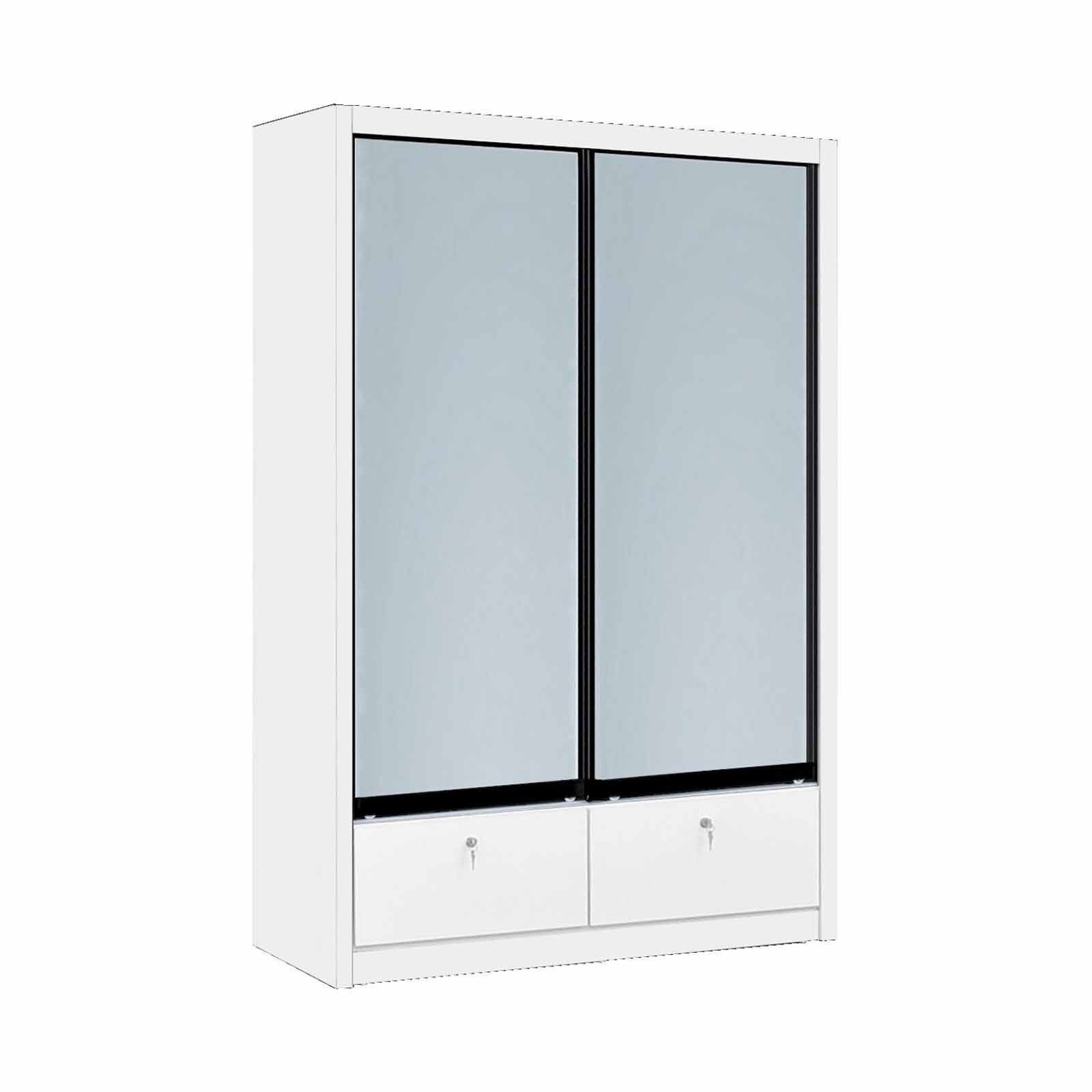SMARTBOX 2 Door Sliding Wardrobe (white-47) LUCCA