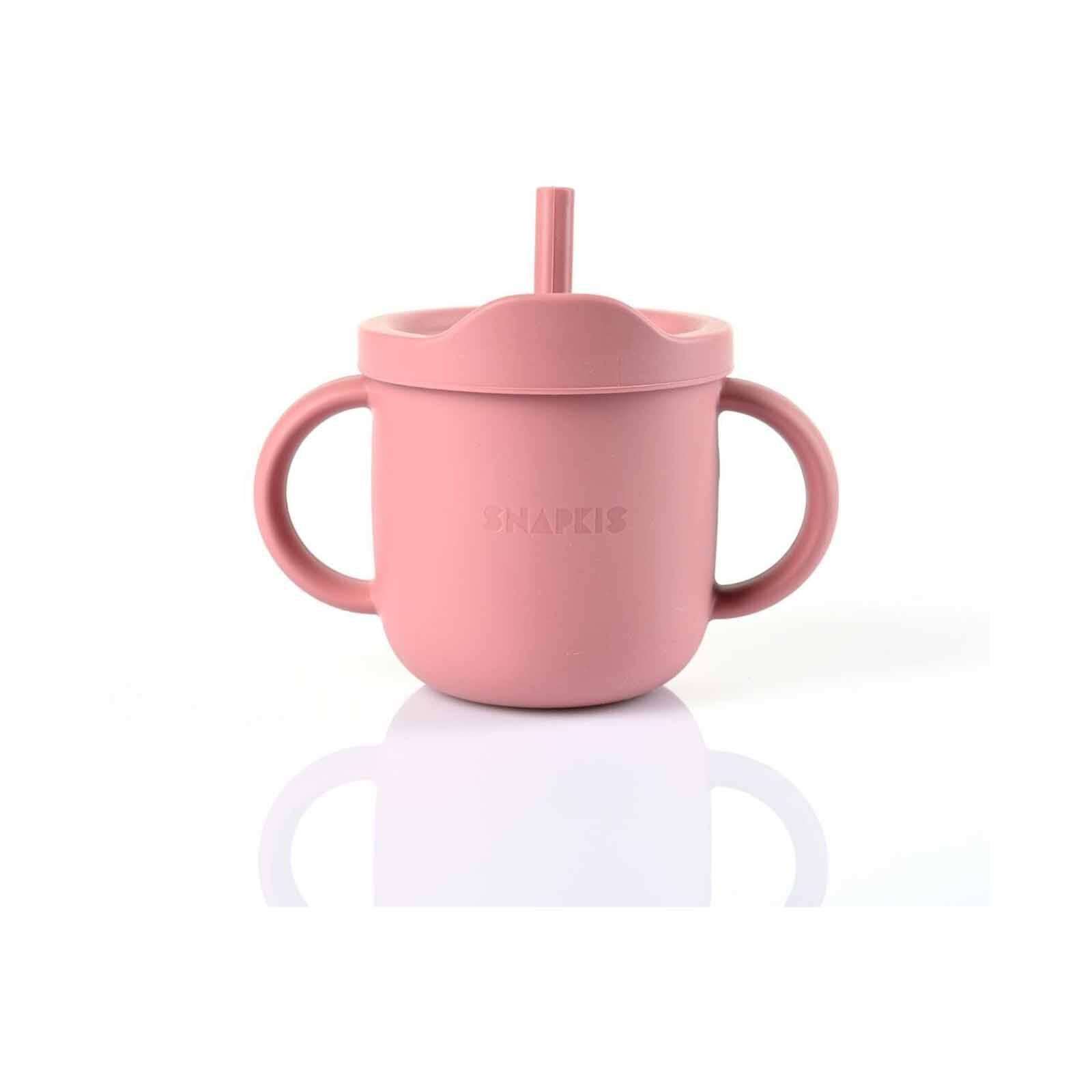SNAPKIS Dark Pink SIL SIPPY CUP-image null