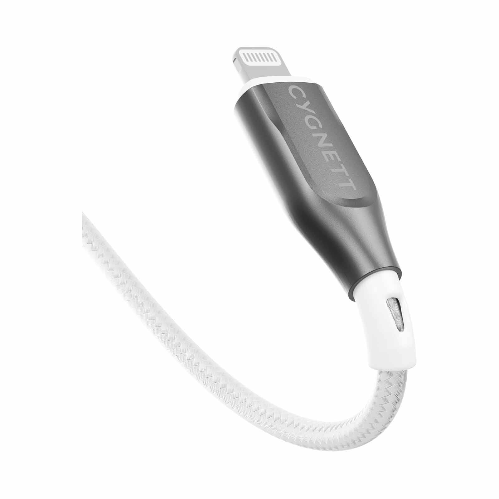 CYGNETT Armoured Lightning To Usb-a Cable - White 2m CY4661PCCAL-image 4