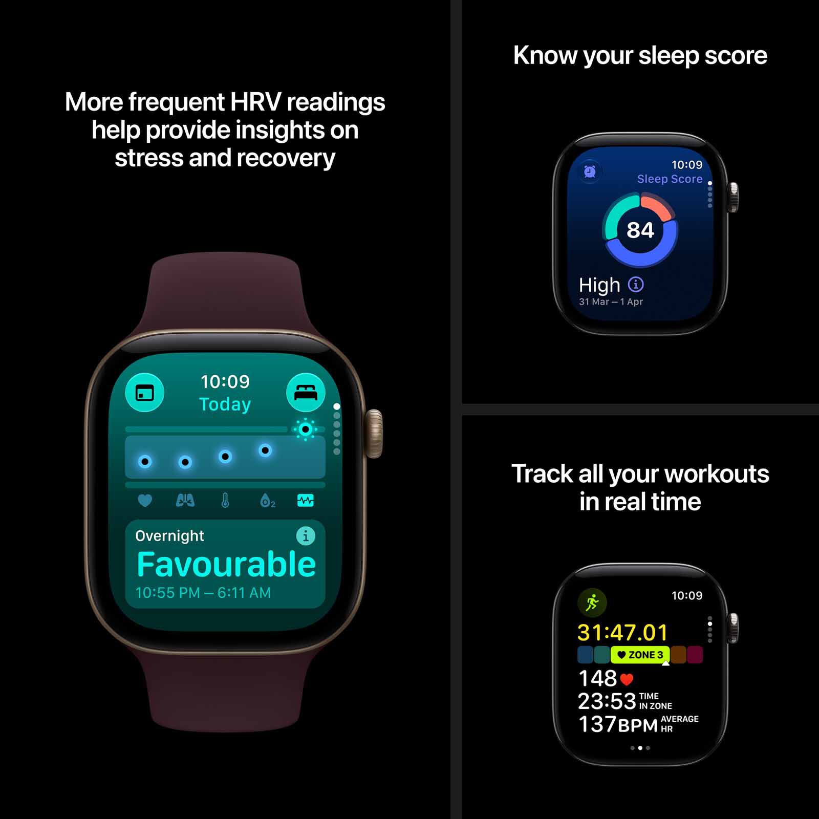 APPLE Watch Series 12 Gps + Cellular 42mm Space Grey Aluminium Case With Navy Blue Sport Band - S/m MJFX4X/A-image 6