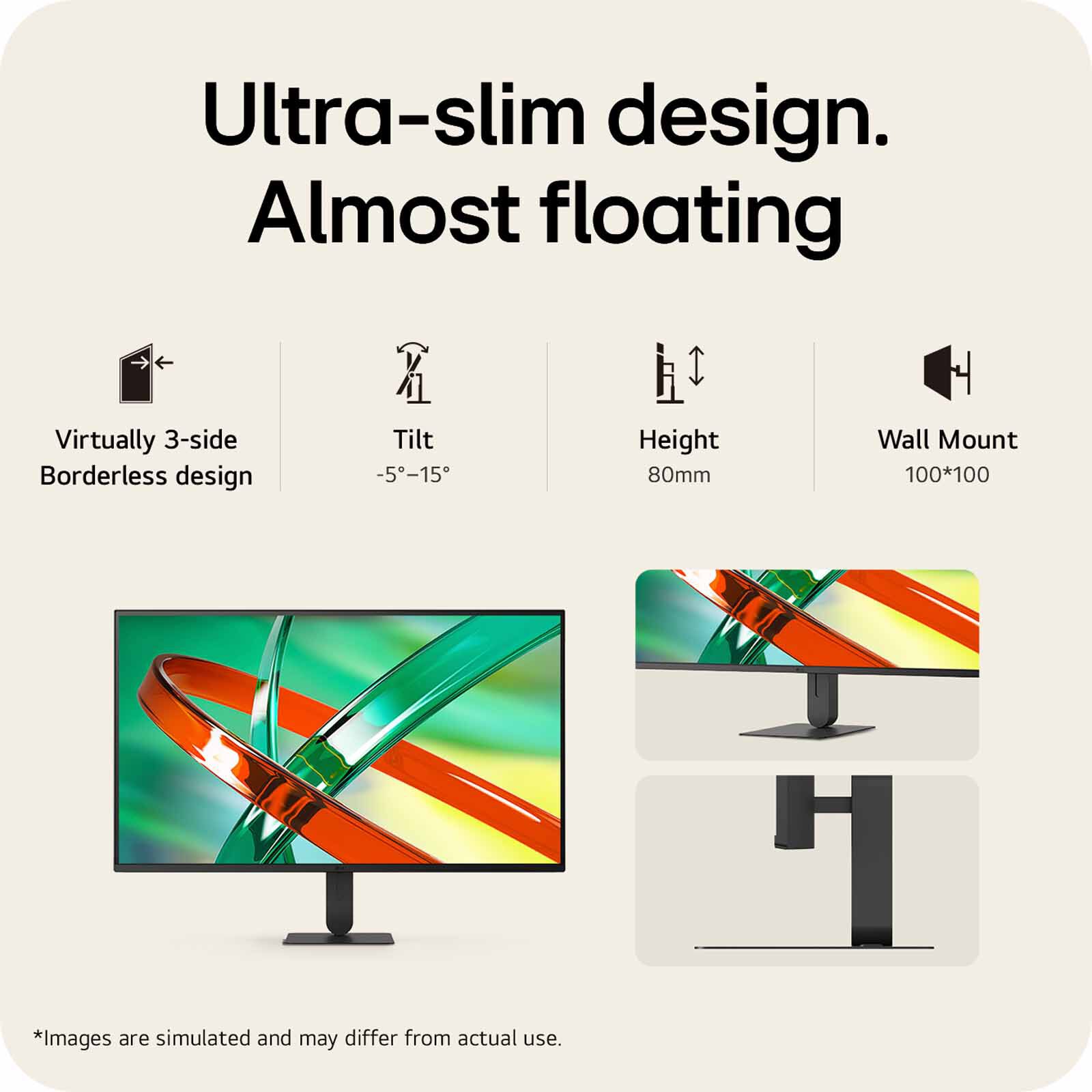 LG 31.5in 4k Uhd Va Display With Usb Type-c 65w Power Delivery Monitor 32U720B-B-image 14