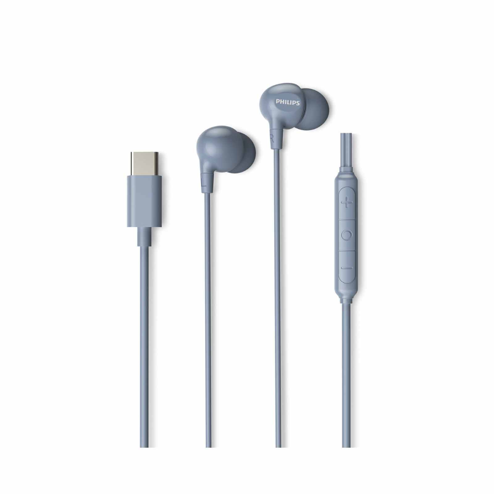 PHILIPS Wired In-ear, 1.2m, 10mm Neodymium Driver, Built-in Mic, Play/pause Button TAE2100LB/97-image 2