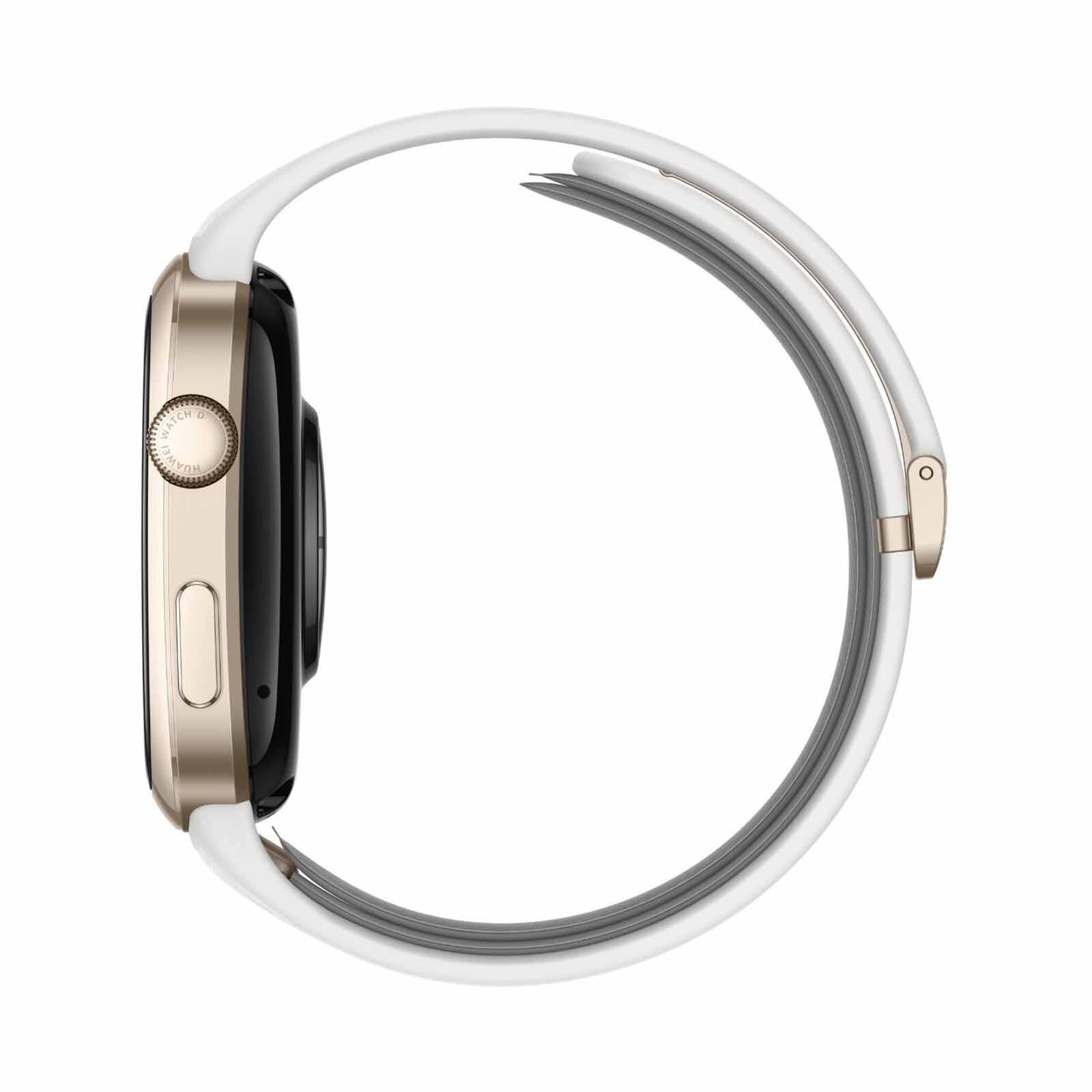 HUAWEI Watch D2 Gold Aluminum Alloy Case, White Strap HW-LUCA-B10L-GOLD-image 6
