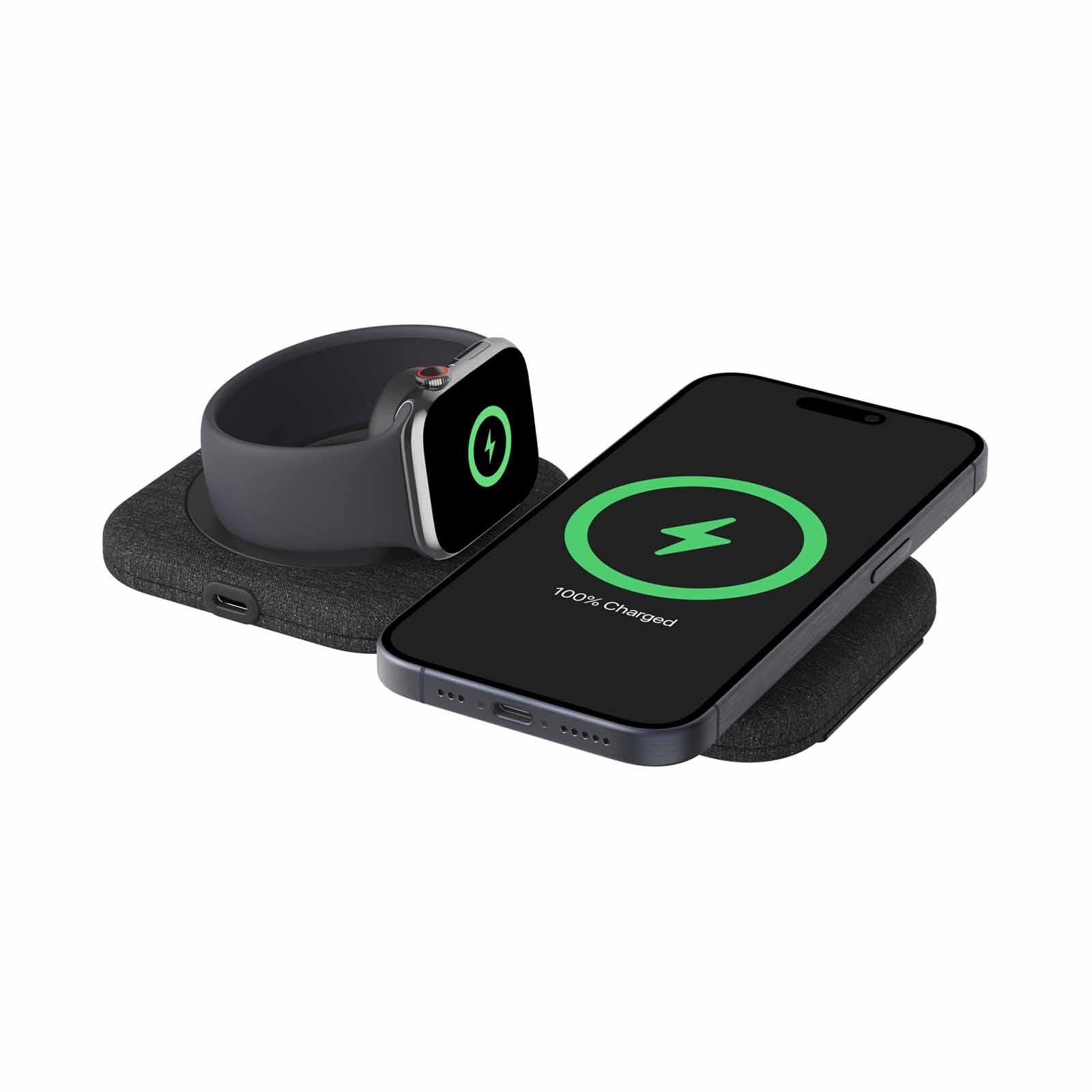 BELKIN Qi2 2-in-1 Foldable Wireless Charging Pad WIZ026MYBK
