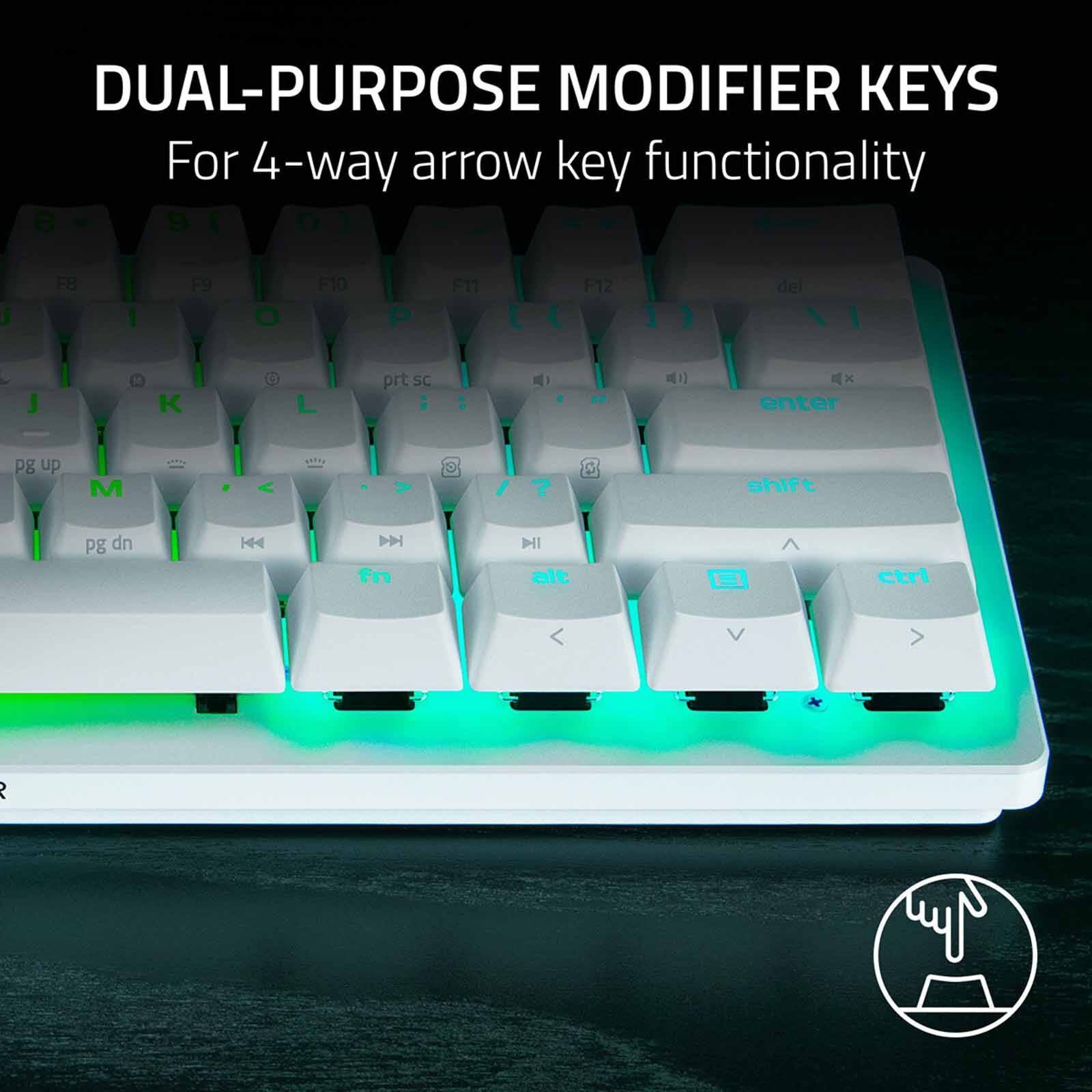 RAZER Huntsman V3 Pro Mini - 60% Analog Optical Esports Keyboard - White Edition RZ03-04991700-R3M1-image 11