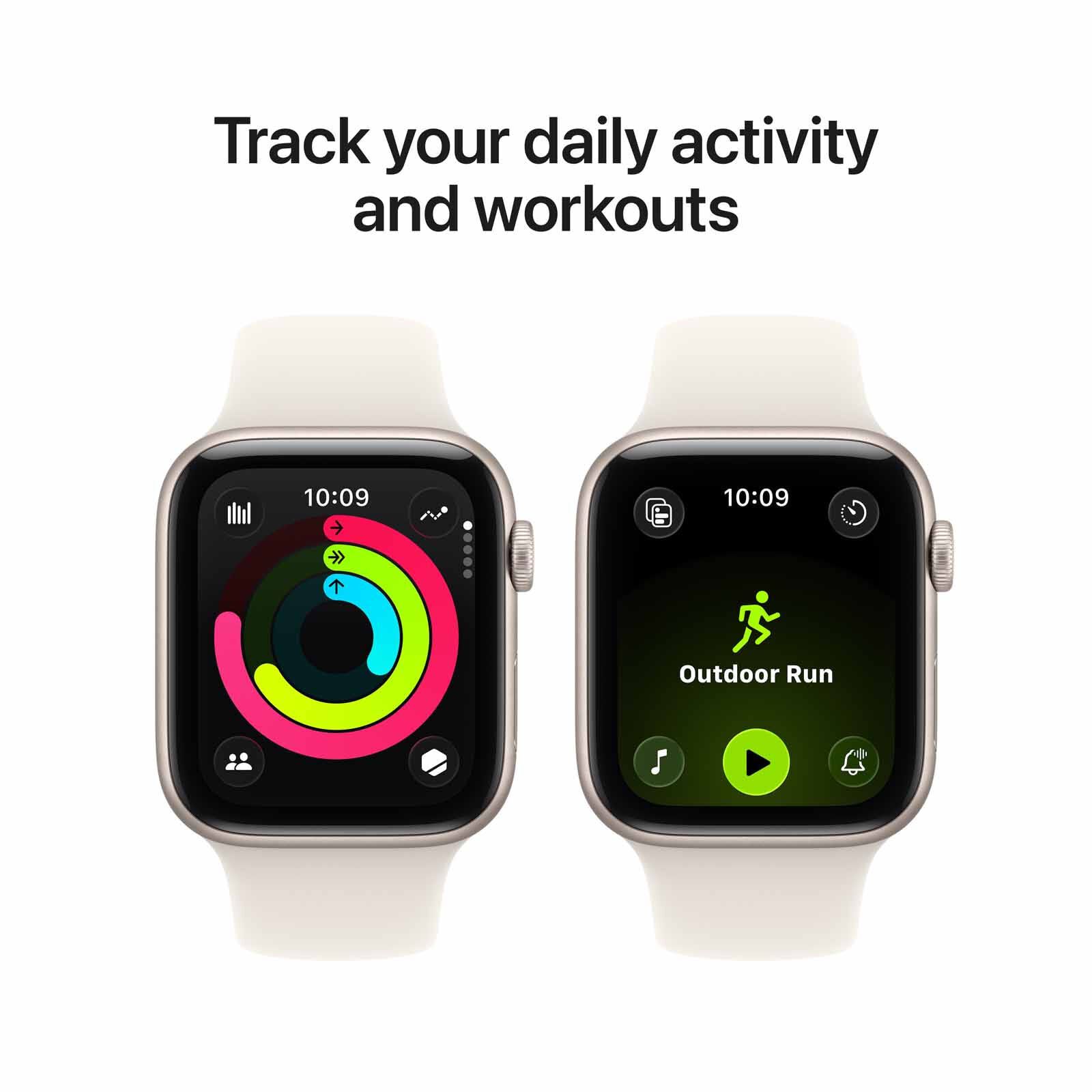 APPLE Watch Se 3 Gps + Cellular 44mm Starlight Aluminium Case With Starlight Sport Band - S/m MEPE4X/A-image 7