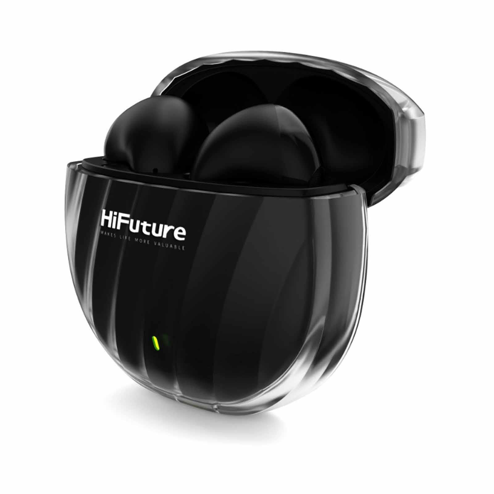 HIFUTURE Flybuds3 - Black Tws Earbuds With 4microphones Enc HEF3BK-image 4