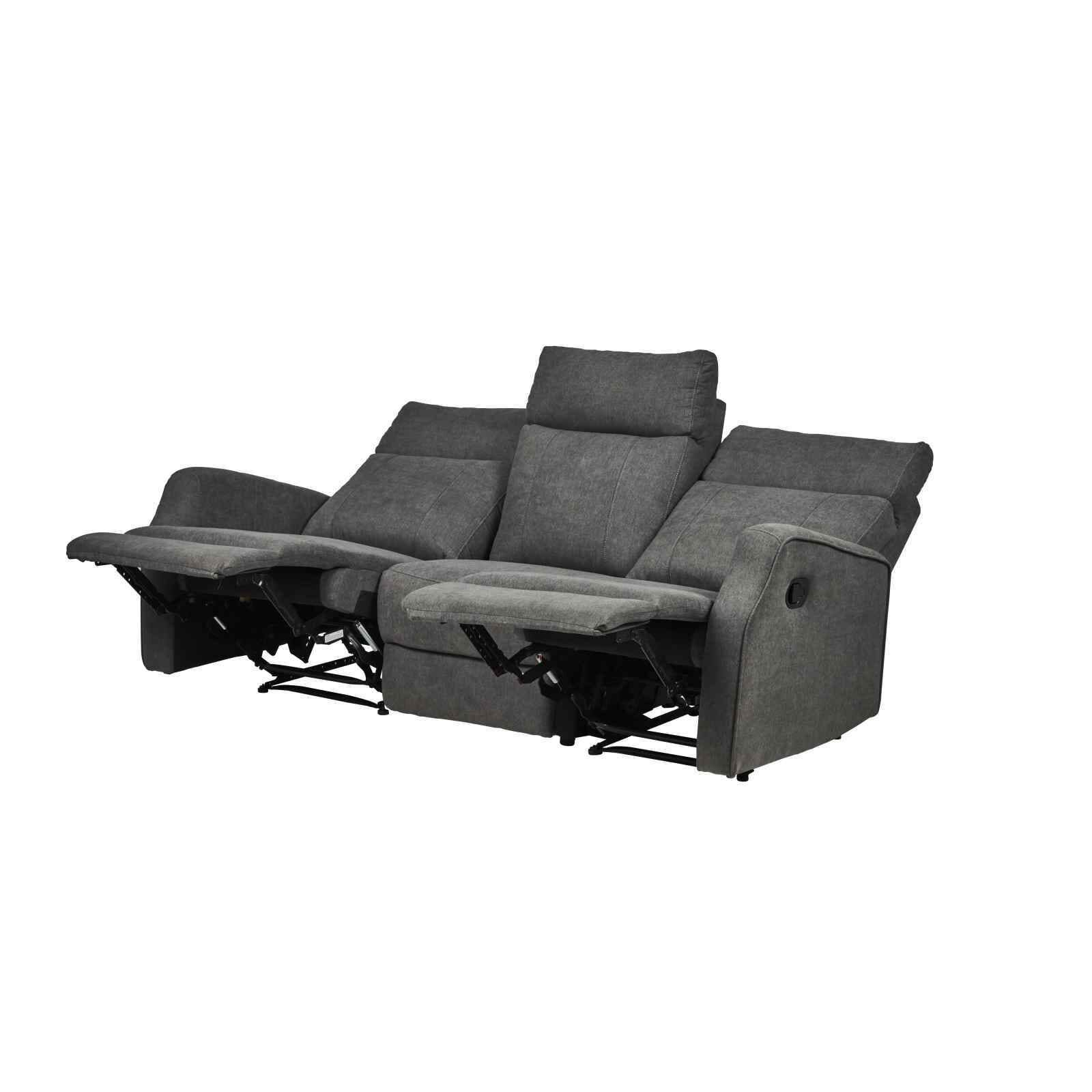 MIZU DESIG 3rr Seater Recliner (sl) Mto Simulated Leather Sofa ELLA-image 49