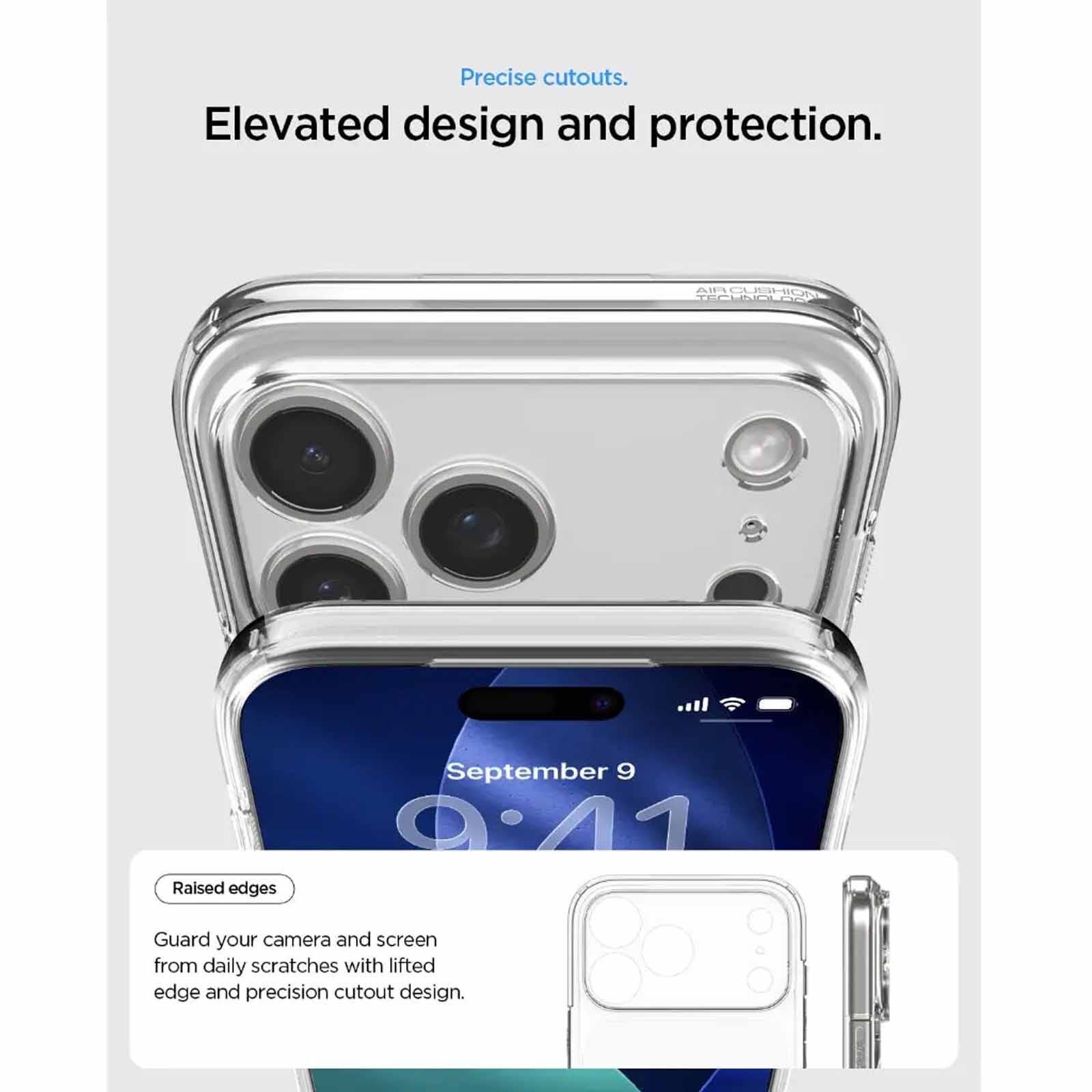 SPIGEN Iphone 17 Pro Ultra Hybrid T Magfit Clear White ACS10344-image 2