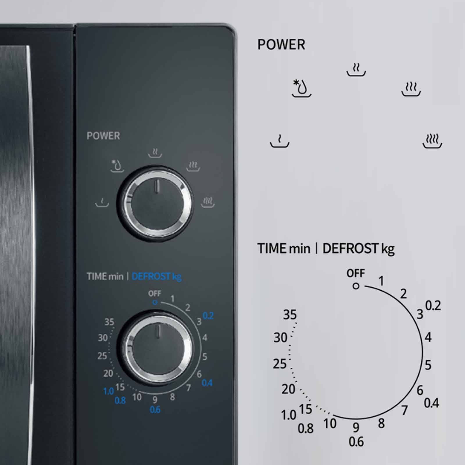 CORNELL Microwave Oven (25l) - Black CMOS25BK-image 2