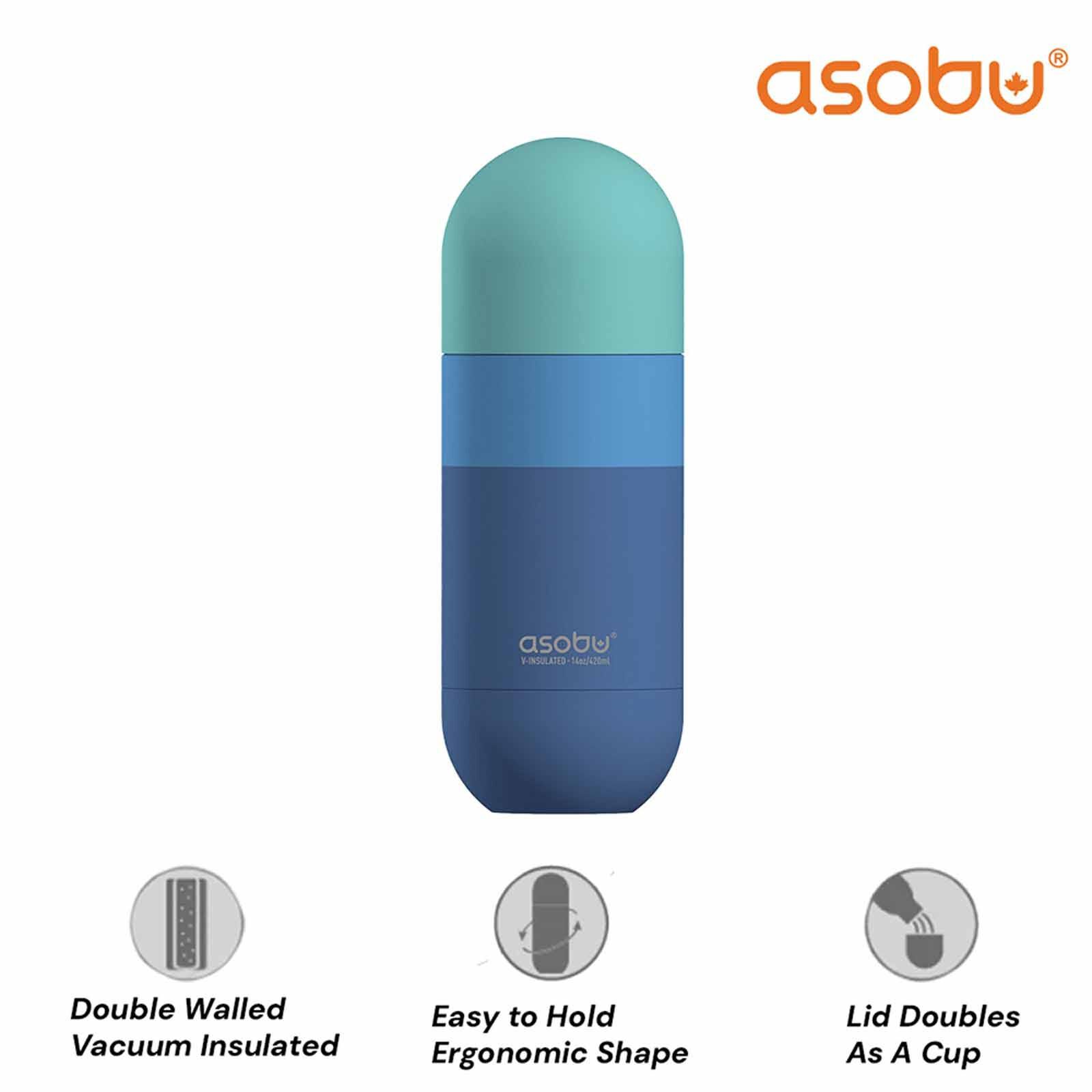 ASOBU Orb Water Bottle Pastel Blue 420ml ASBV30PBL-image 5