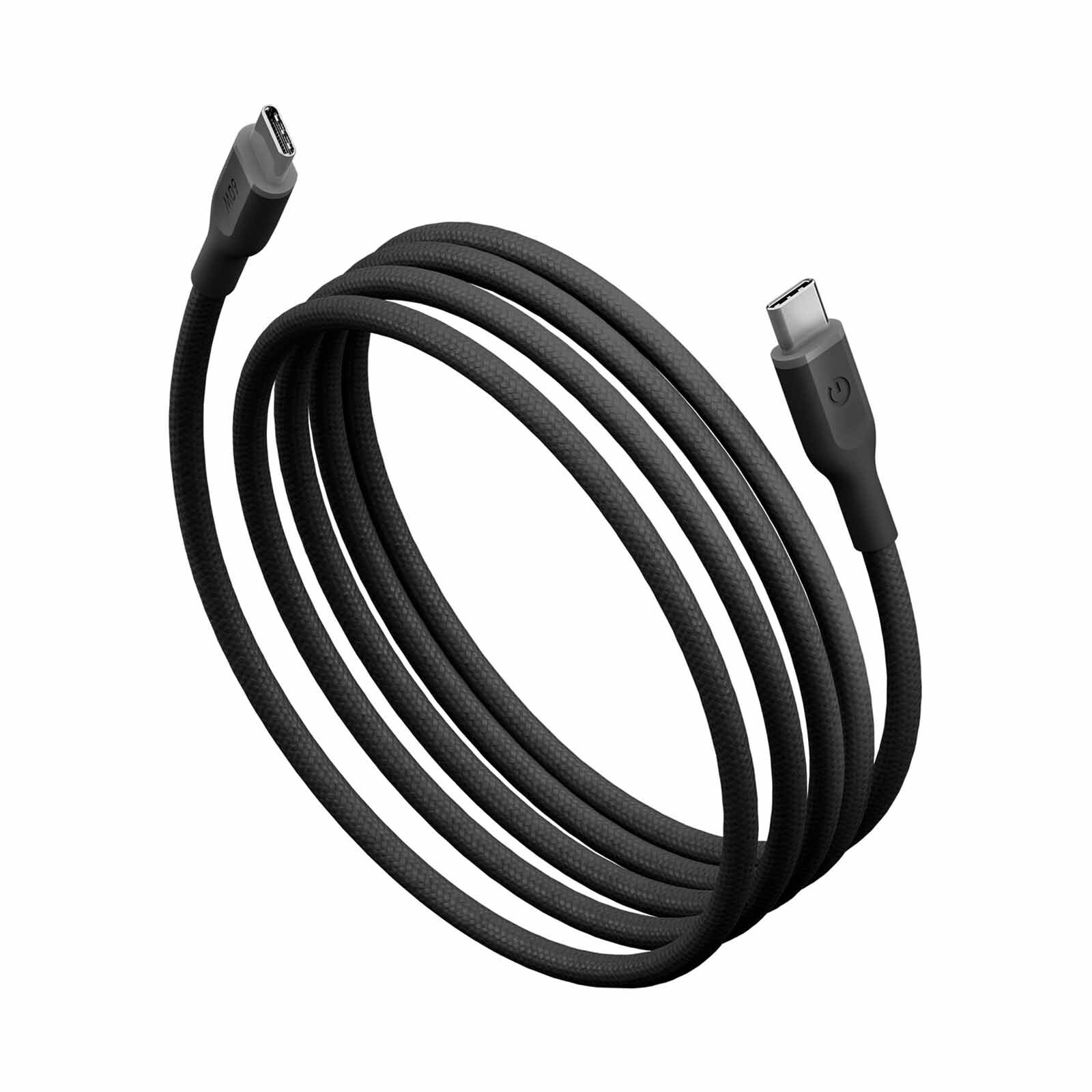 ENERGEA Flow C-c Cable 480mbps, 60w 1.5m - Black CBL-FLCC60-BLK150