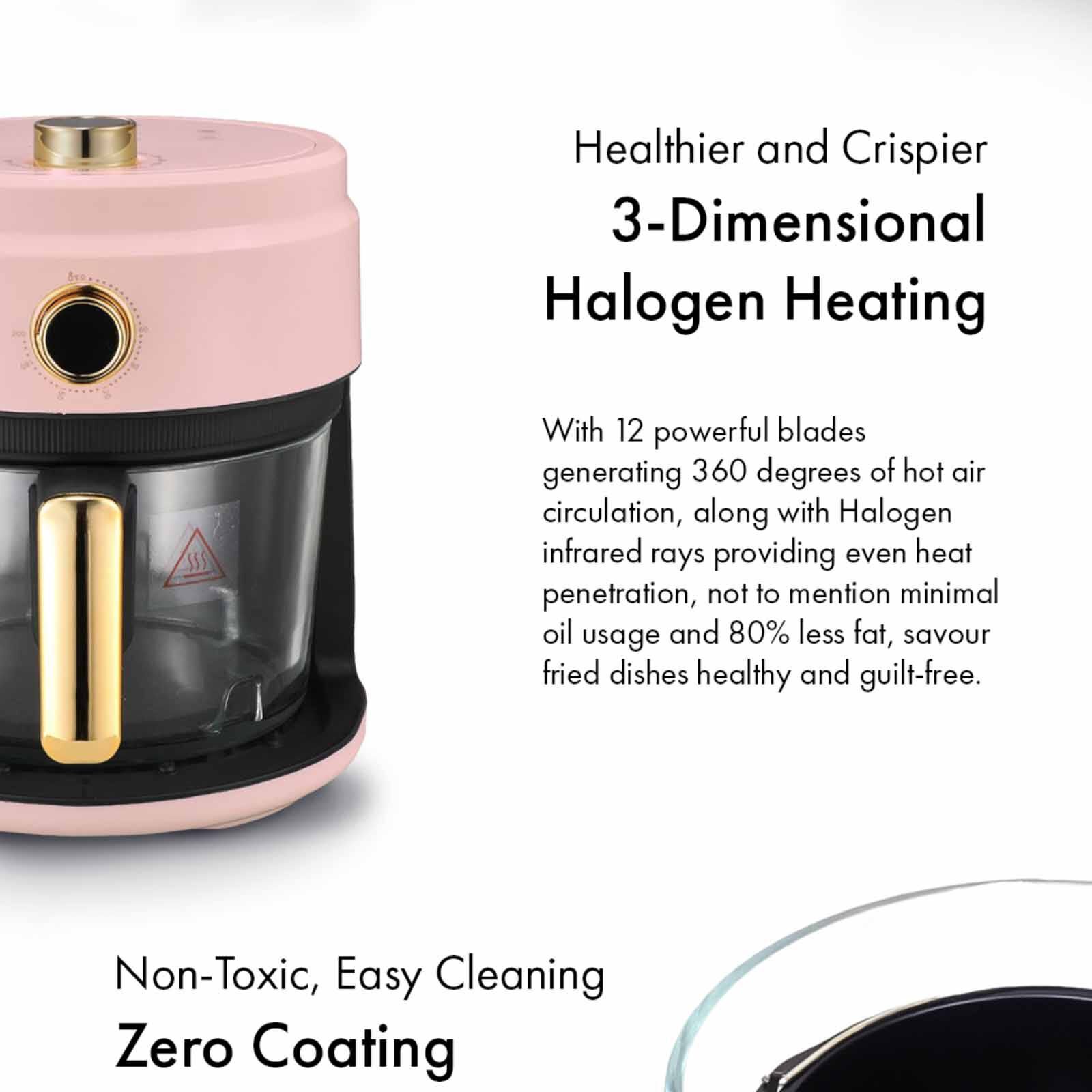 LA GOURMET 4.0l Crystalline Air Fryer - Green LGELAF412843-image 8