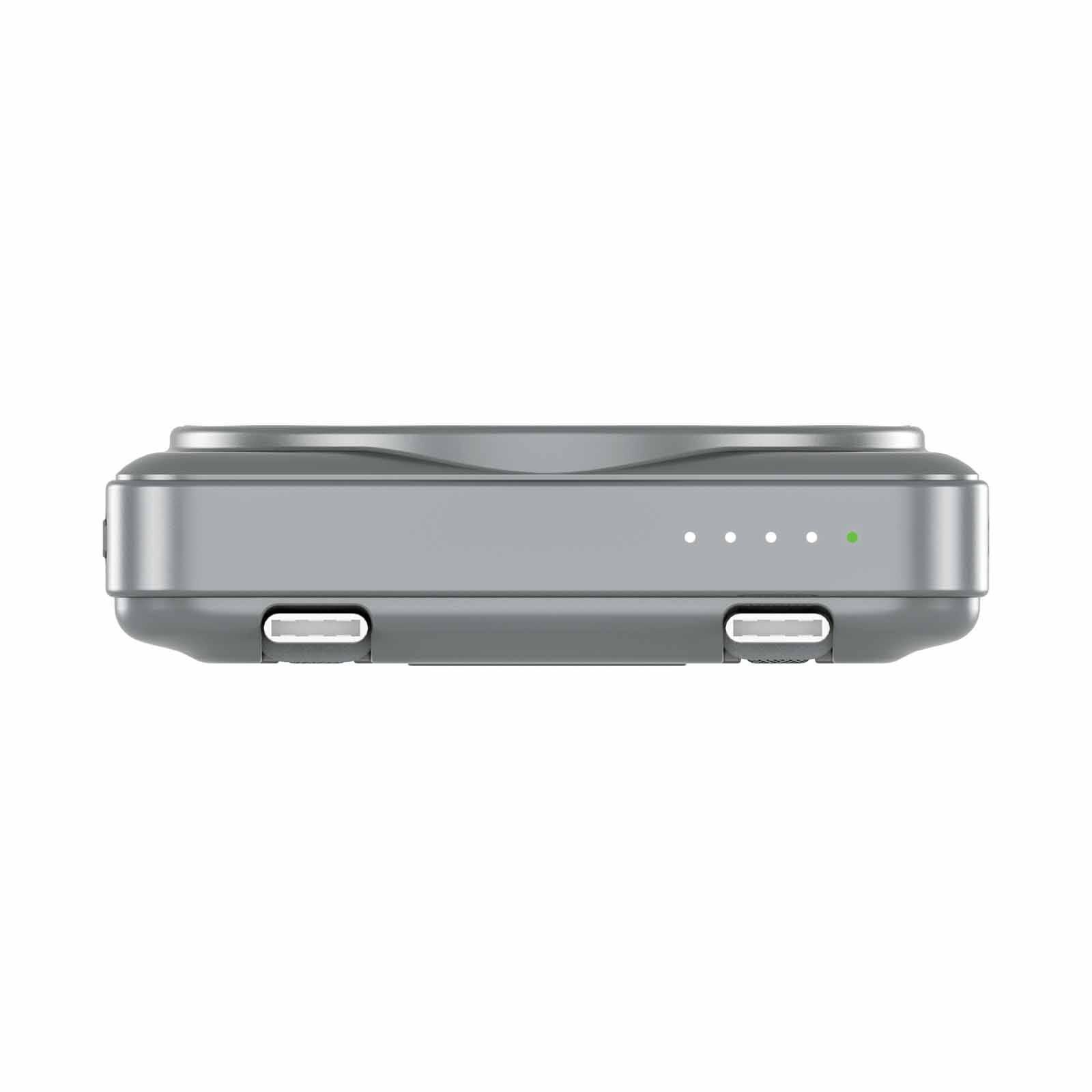 VERBATIM Powerbank Magnetic Wireless Charge 10000mah 2 X C Stand Grey VM32254-image 3