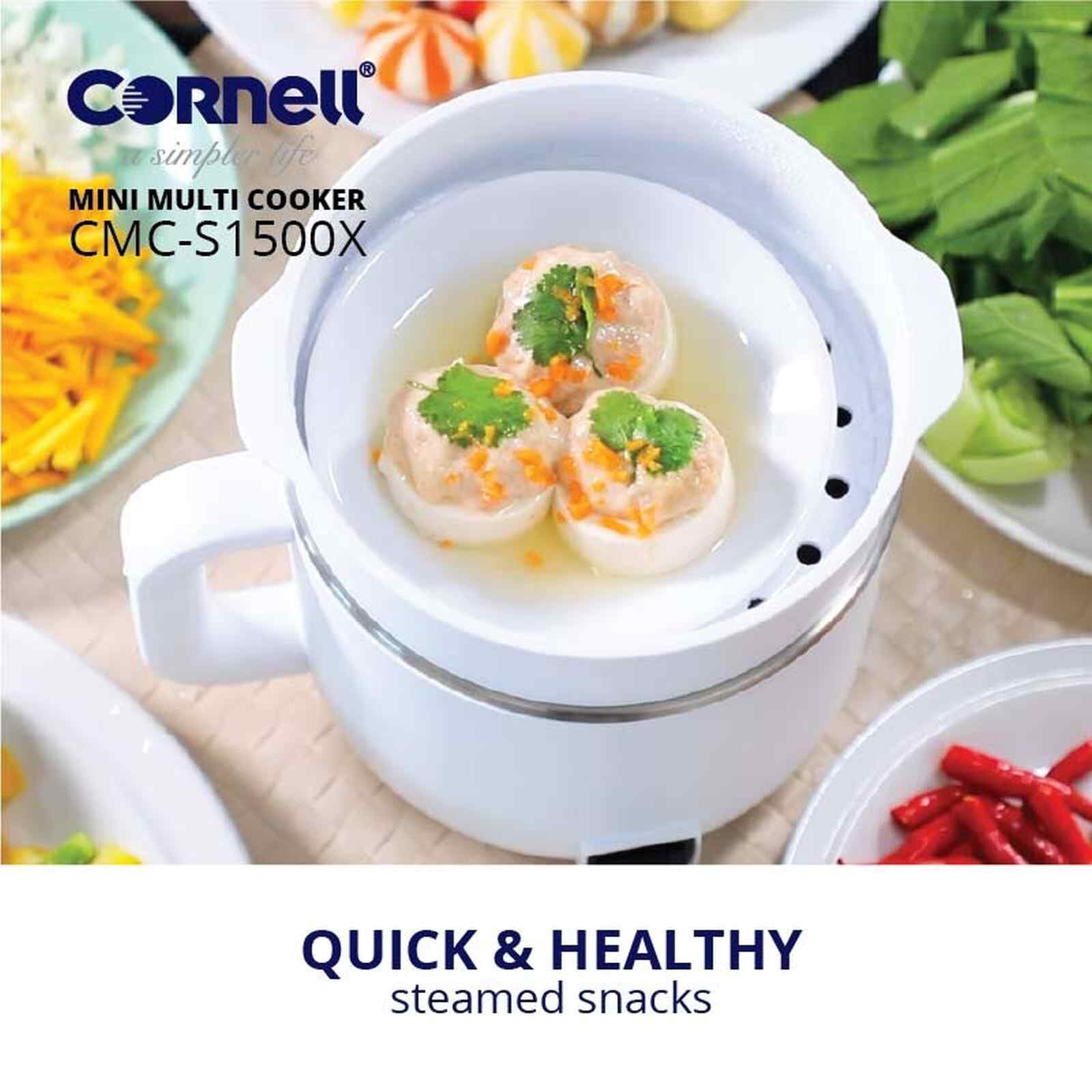 CORNELL Mini Multi-cooker Kettle (1.5l) CMCS1500X-image 6