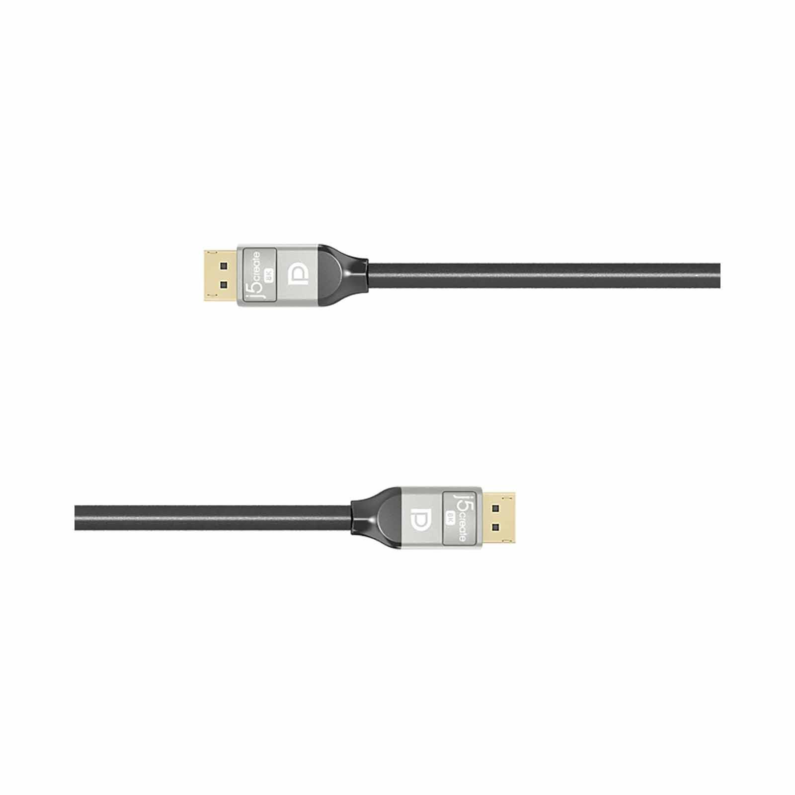 J5CREATE 8k Displayport 1.4 Cable (2m) JDC43-image 1