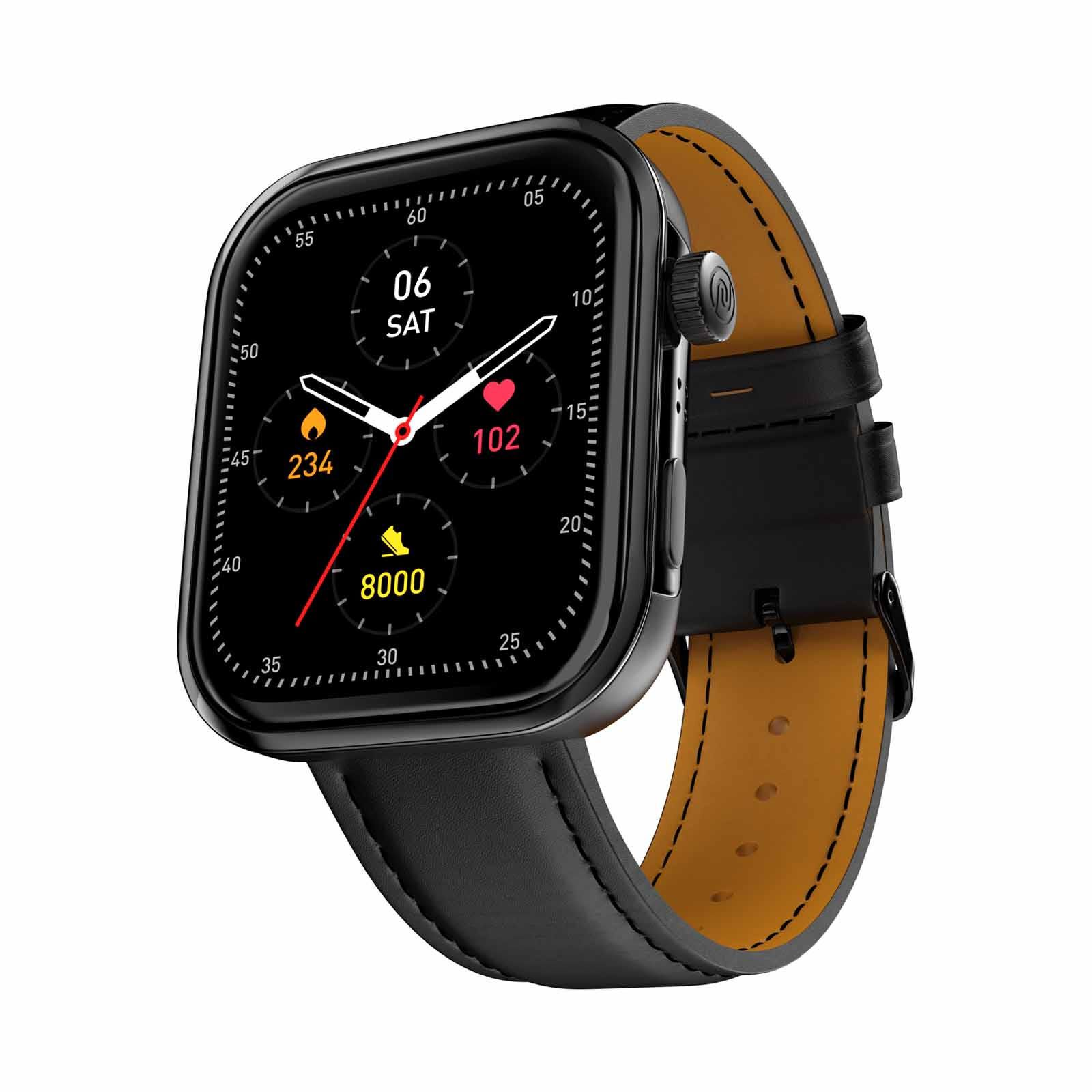 NOISE Colorfit Pro 5 Max Smartwatch - Classic Black WRB-SW-COLORFITPRO5MAX-LTHR-BLK_BLK-image 3