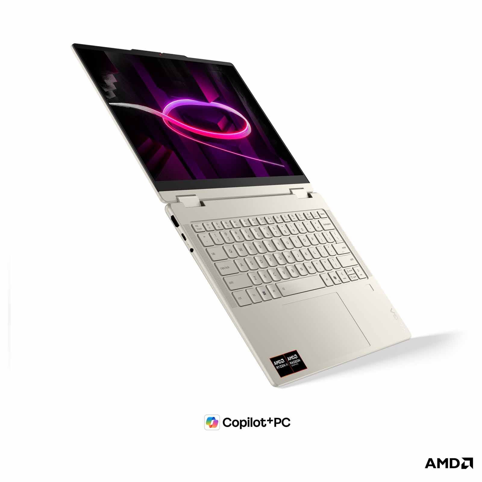 LENOVO 14in Wuxga Oled Amd Ryzen Ai 7 445 16gb Radeon 840m 512gb Ssd Win 11 Home YOGA 7 2-IN-1 14AGP11 83TD0080SB-image 8
