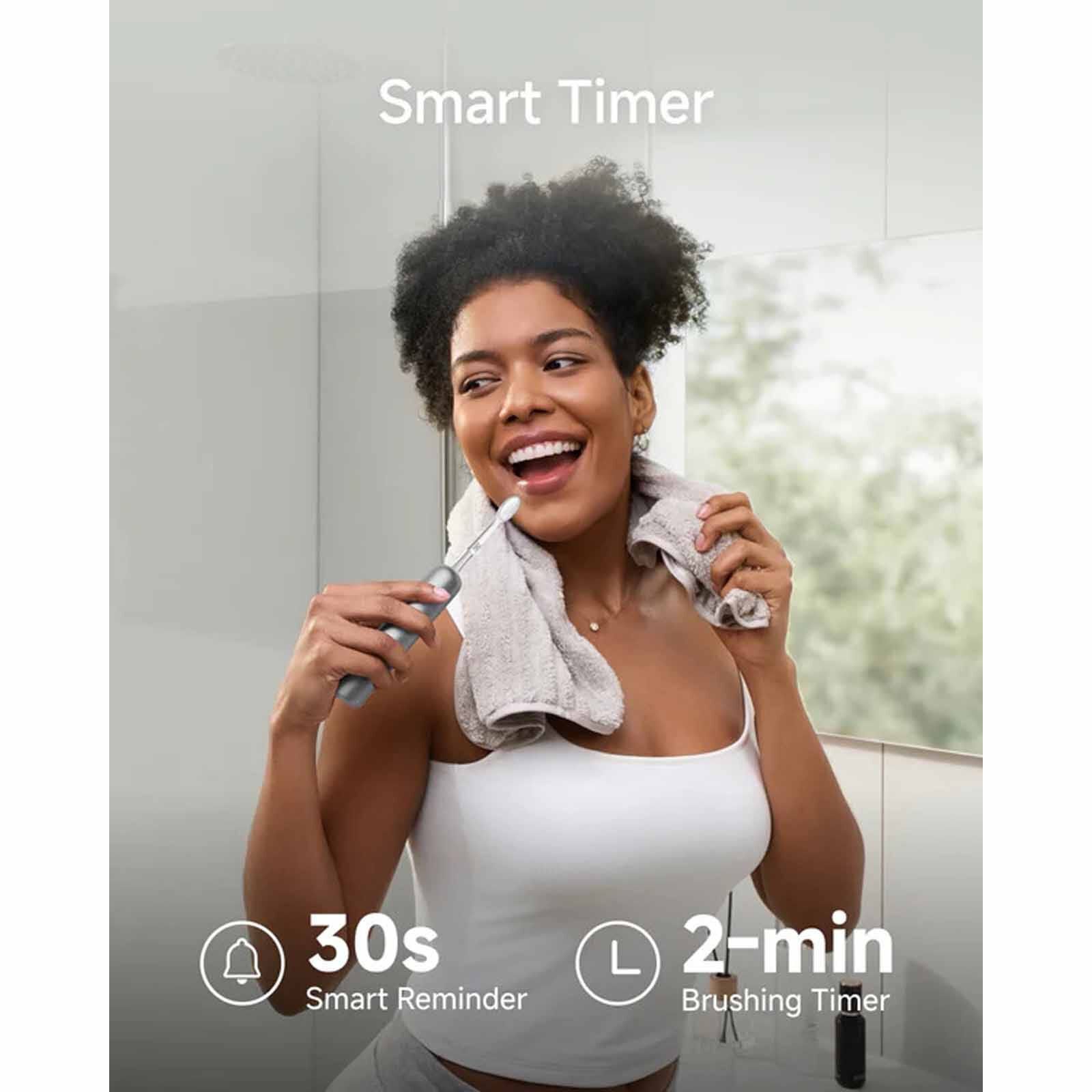LAIFEN Wave Pro Electric Toothbrush -silver Aluminium WAVE PRO SILVER ALUMINIUM-image 9