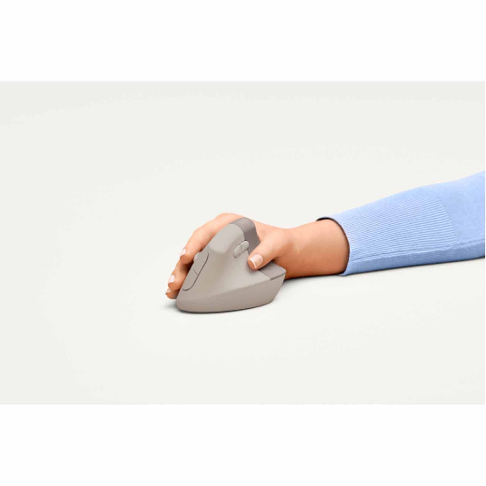 LOGITECH Logi Lift Vertical Ergonomic Mouse - Sand 910-007665-image 2