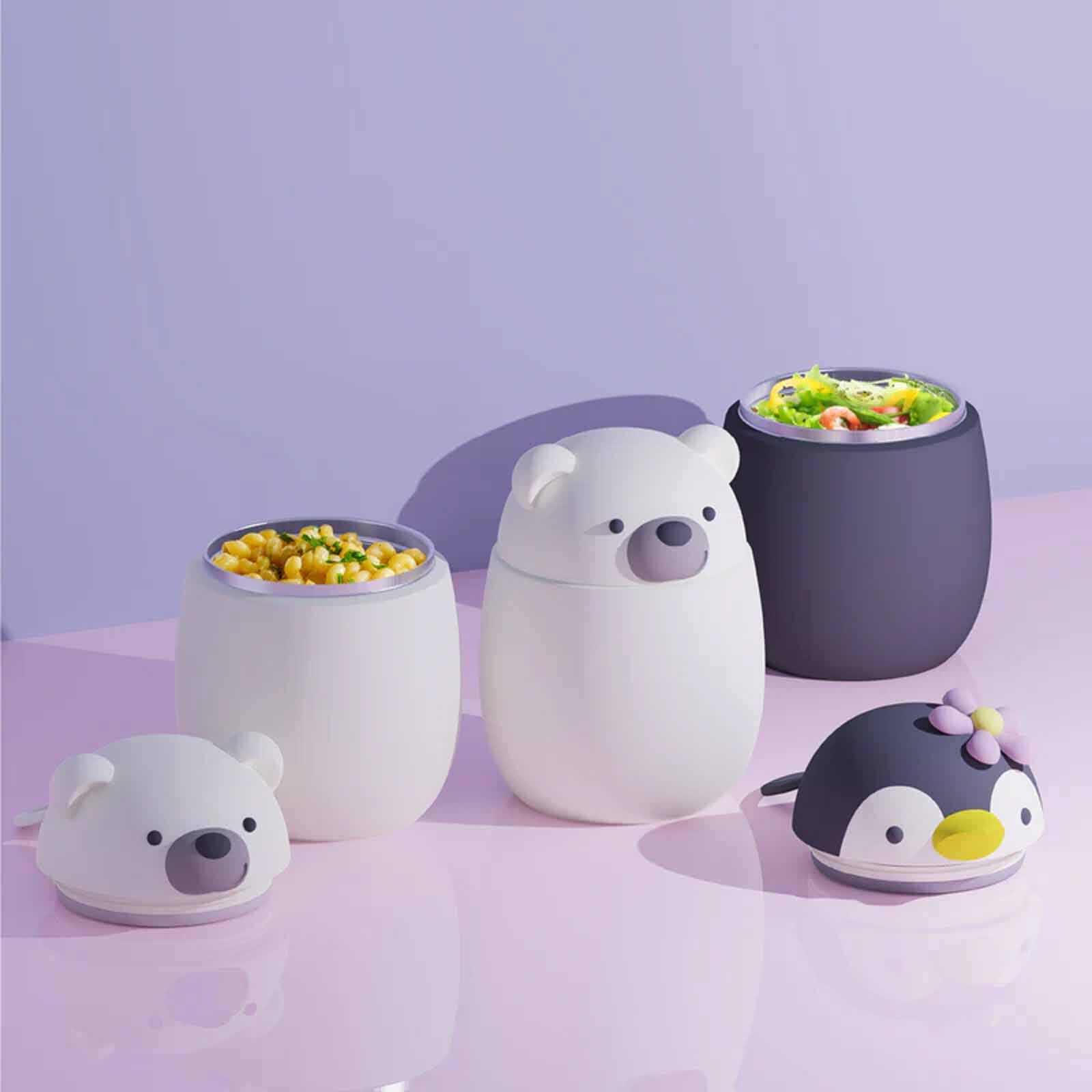 ASOBU Bestie Food Container (penguin) AFC05786-image 2