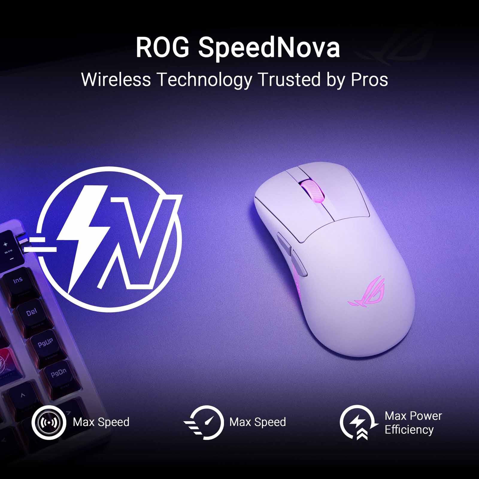 ASUS Rog Keris Ii Origin Wireless Gaming Mouse White P722 - ROG KERIS II ORIGIN WHT-image 6