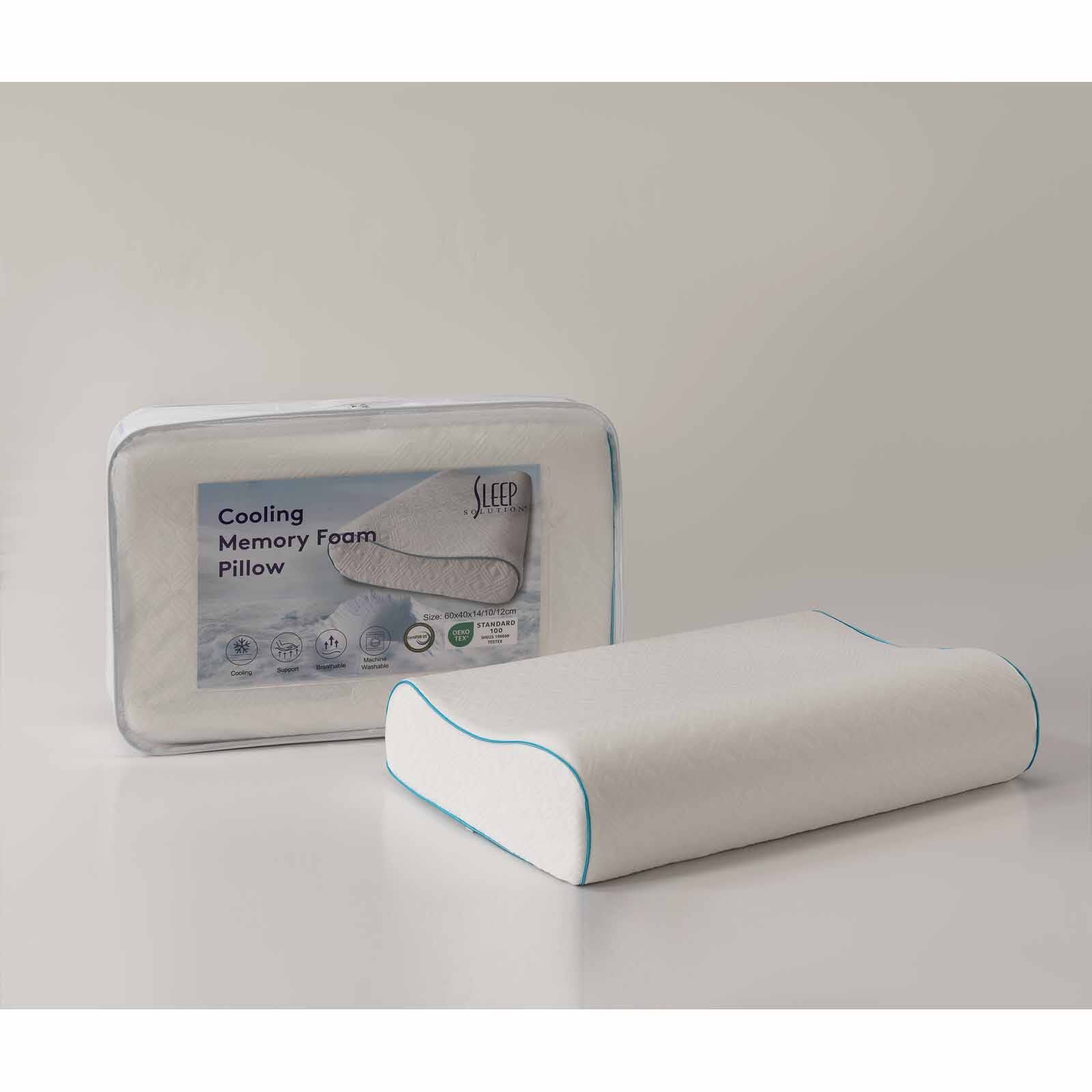 SLEEP SOLU Contour Pillow - Black Friday- Special Buy COOLING MEMORY FOAM-image null