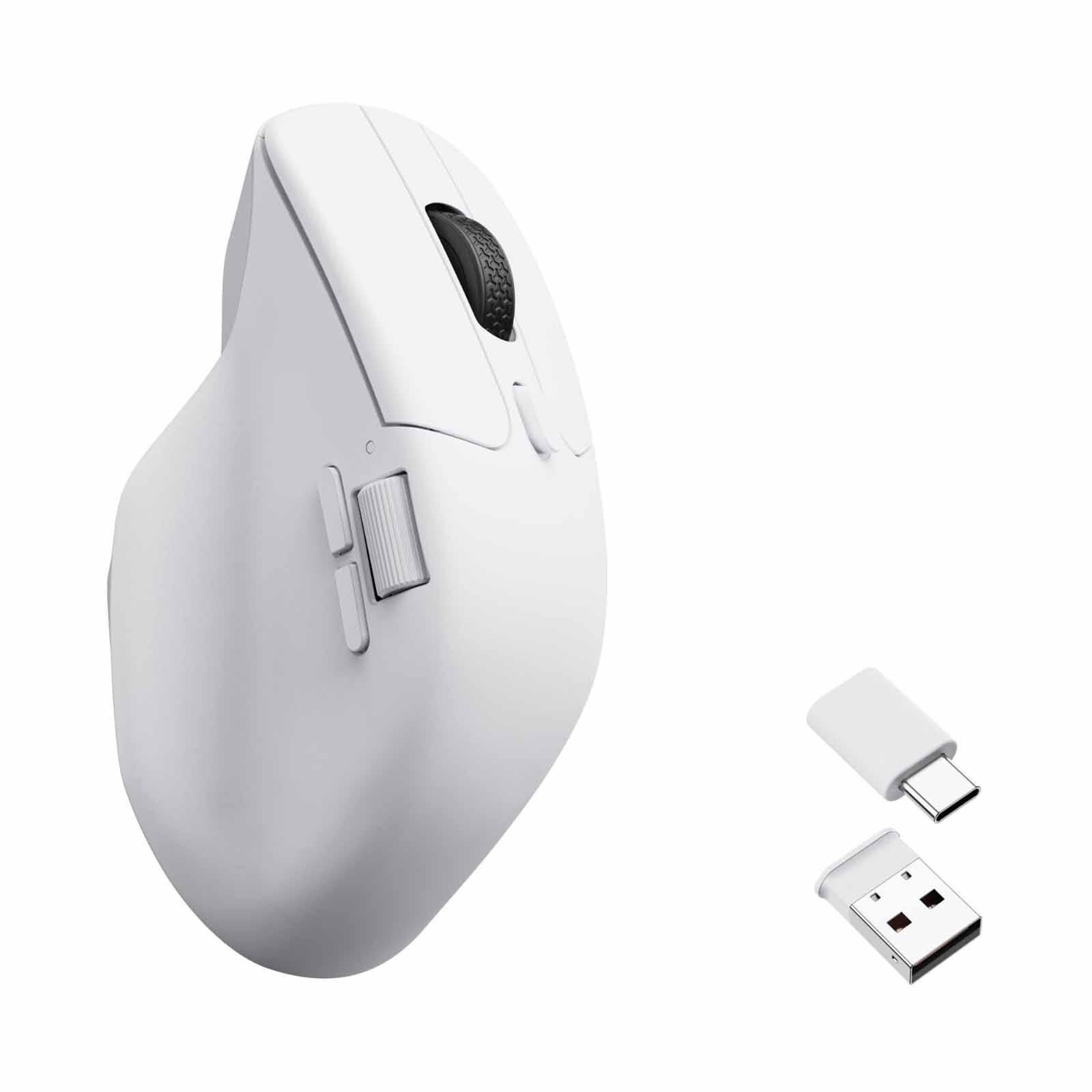KEYCHRON M6s Huano Silent 20m Micro Switch 2.4 Ghz Wireless Mouse - White KYCN-M6S-A3-image 1