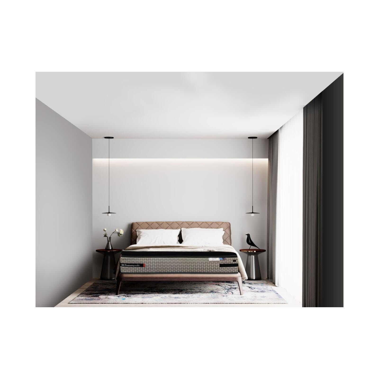 SEALY Queen Mattress Knights Collection CAMELOT LUX CUSHION FIRM-image 1