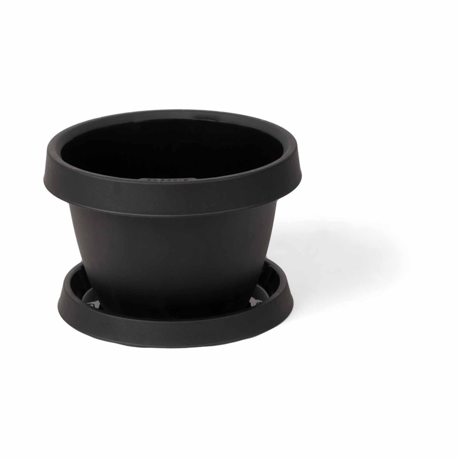 PHOENIX Gro Flowerpot + Tray 8l Night P-PX-70-3803