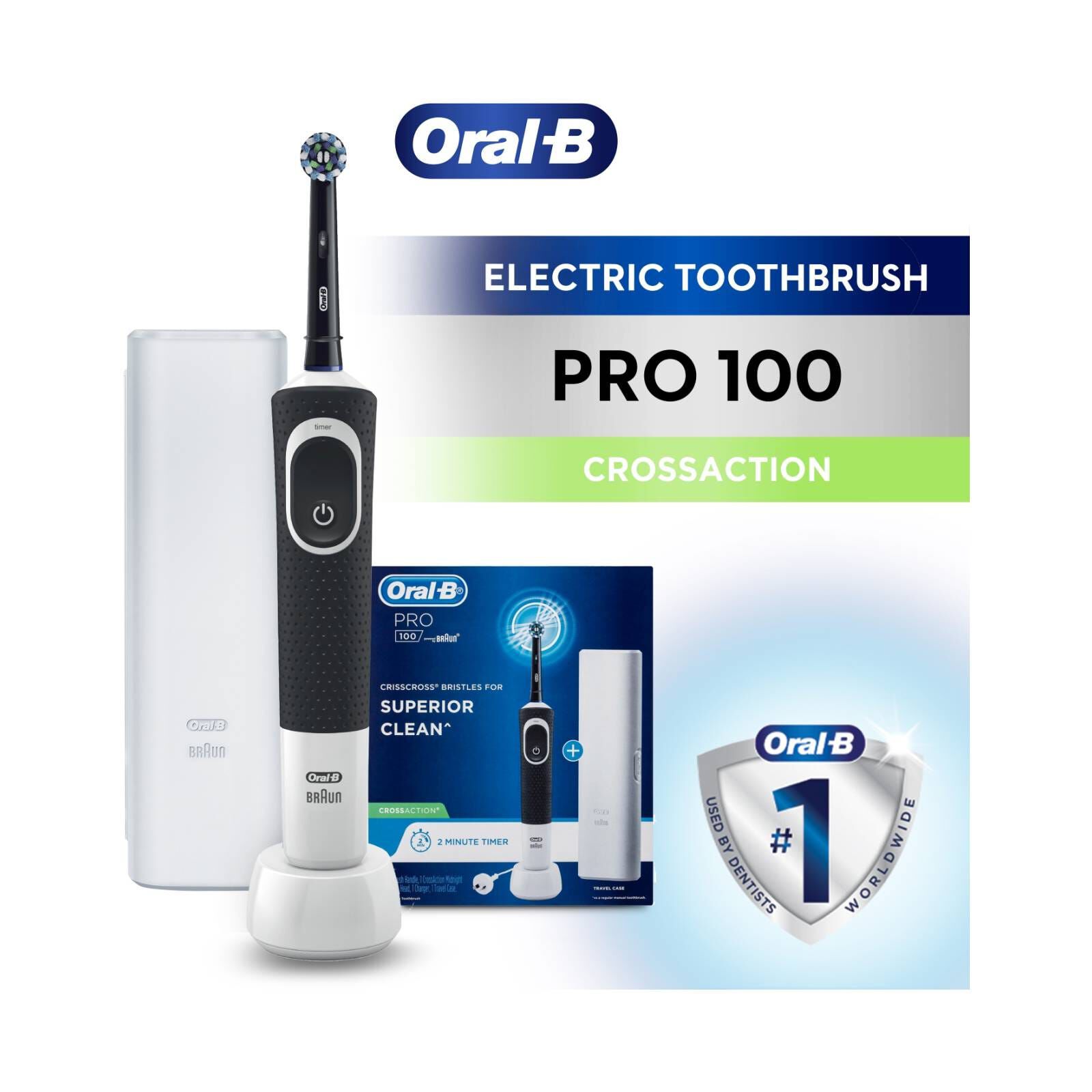 ORAL-B Rechargeable Toothbrush D100.513.1X (PRO 100)