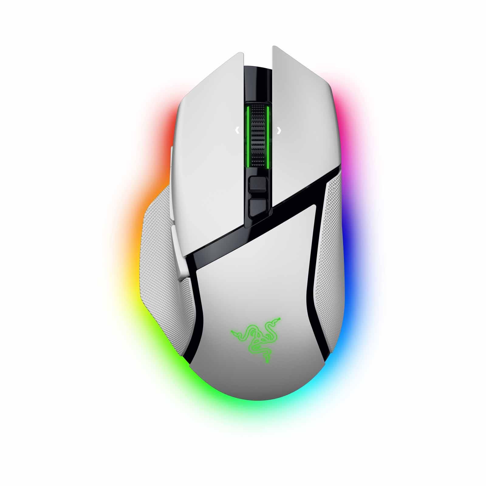 RAZER Basilisk V3 Pro 35k - Ergonomic Wireless Gaming Mouse - White Edition RZ01-05240200-R3A1-image 1