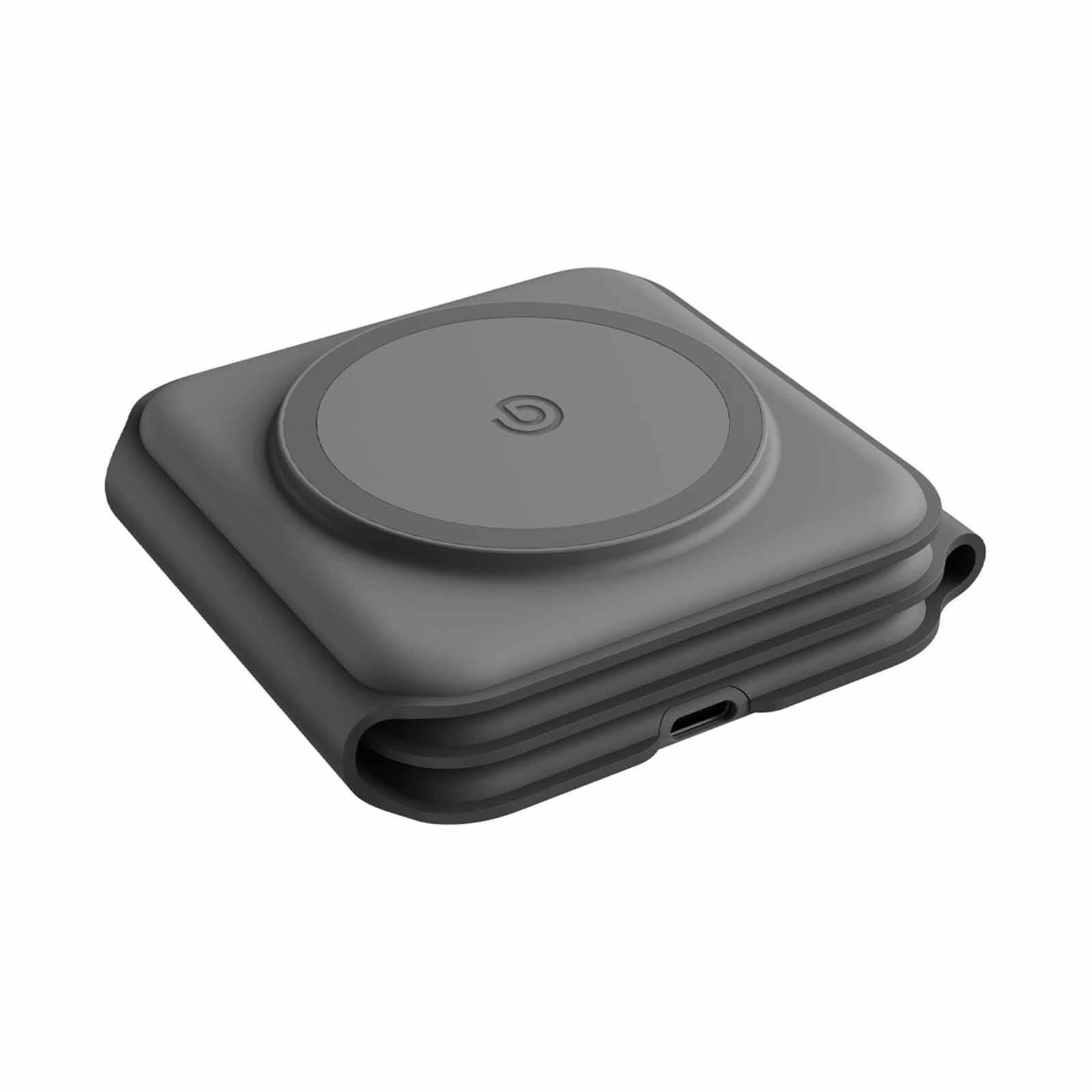 BAZIC Gomag Trio Plus, 3in1 Elevated Foldable Magnetic Wireless Charger 15w Iphone/watch/airpods - Grey GM-TRIOPLUS-GRY-image 1