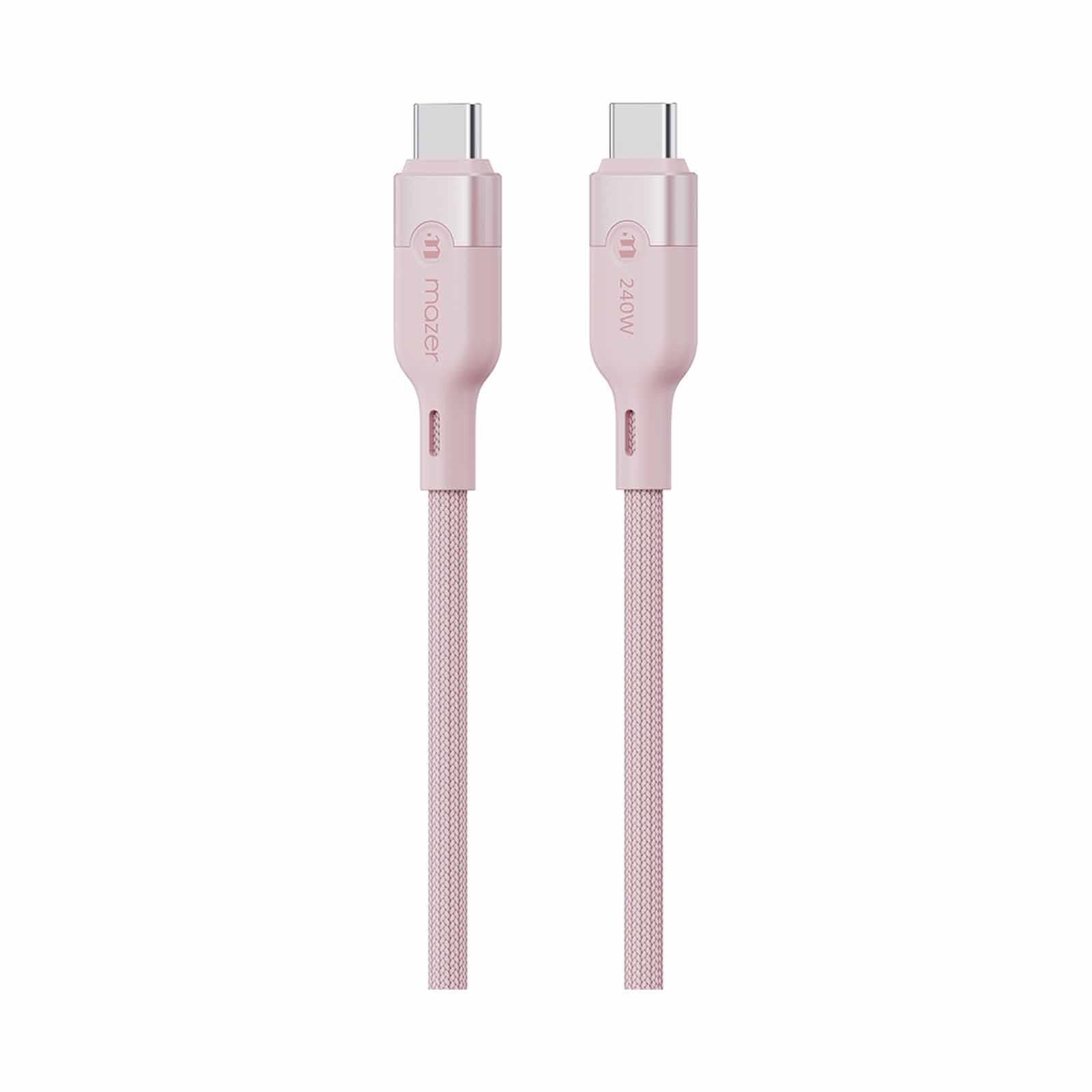 MAZER Infinitelink Cobra2 Magnetic 1.25m/240w Fast Charging Cable-pink M-COBRA20-PK-image 5