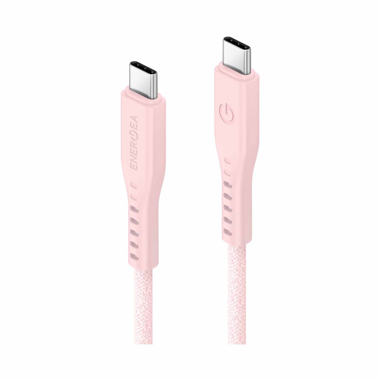 ENERGEA Flow C-c Cable 480mbps, 240w With Mct 1.5m -pink CBL-FLCC-PNK150M-image 2